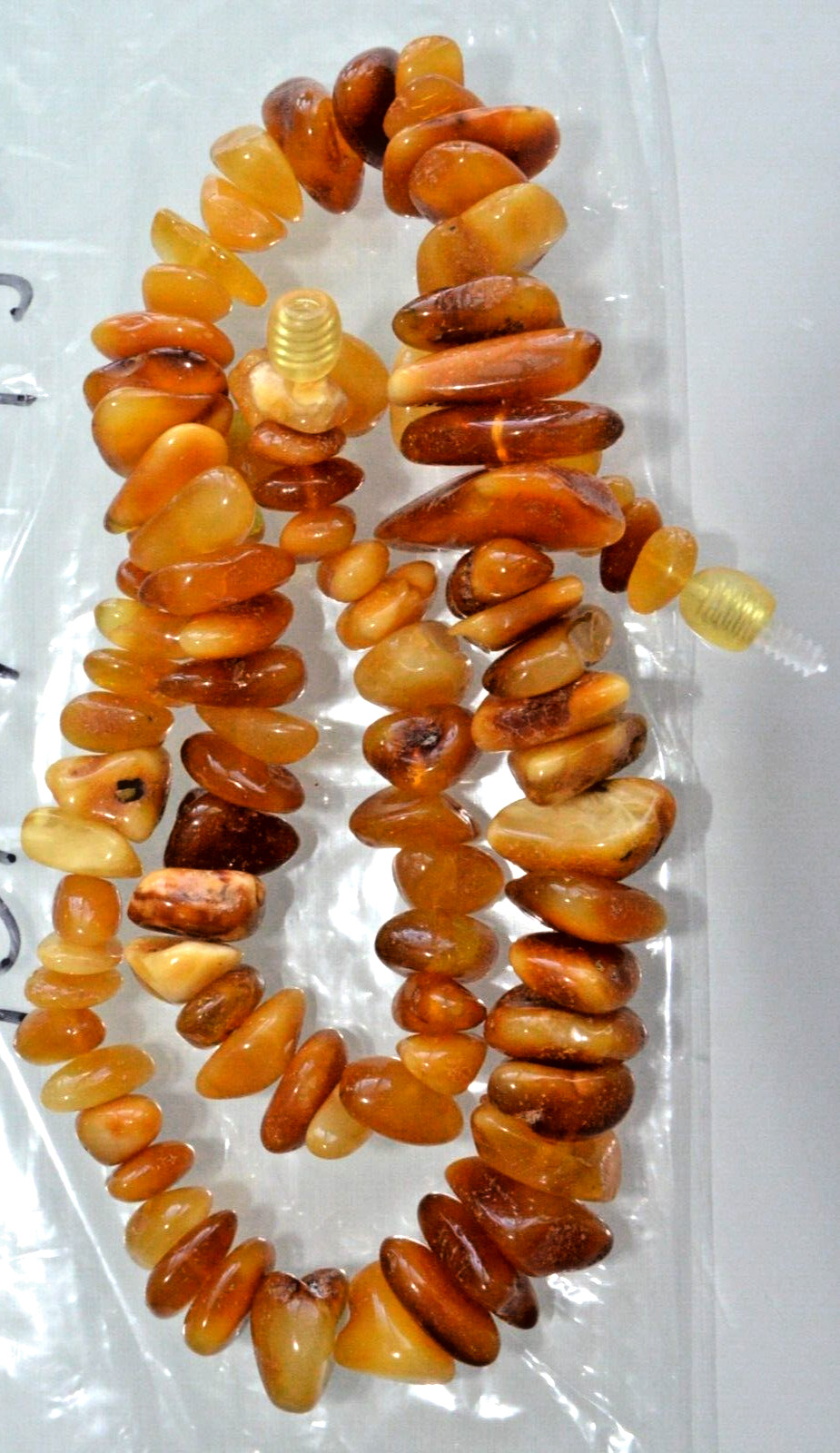 ✅49cm = 44gr RUSSIAN SOVIET BALTIC AMBER BEAD NECKLACE 琥珀 BRACELET STONE PENDANT