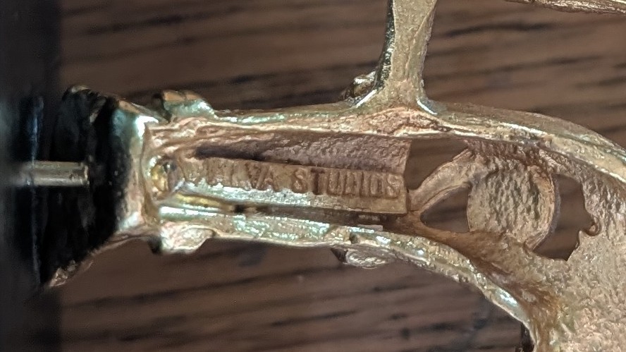Alva Studios Vintage Large Medallion Pendant Necklace