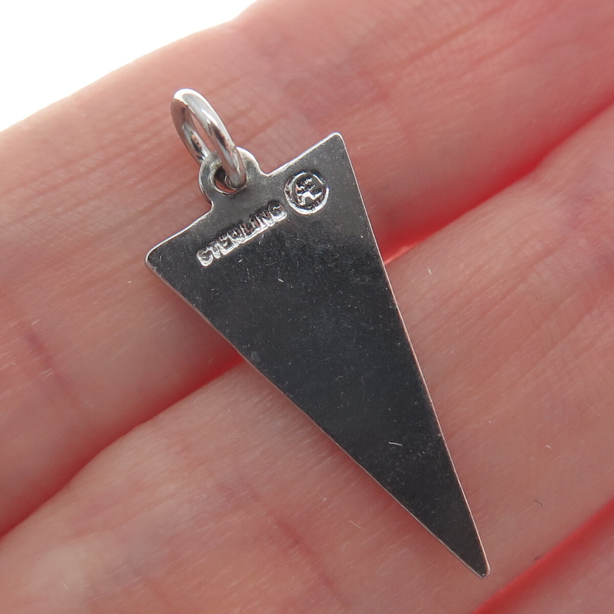 ART’S ELEGANCE Sterling Silver Vintage Enamel Salisbury High School Mini Pendant