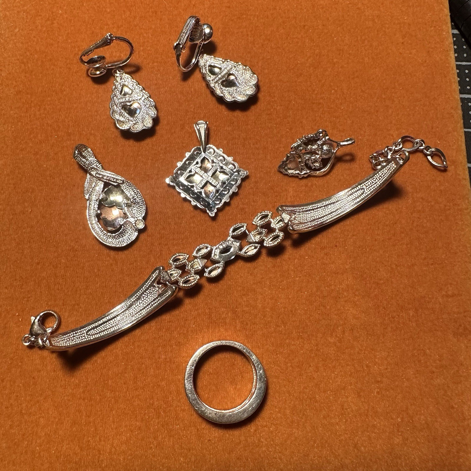 Coleman Black Hills Gold Sterling Silver & Solid 12k Mixed Jewelry Lot Gem 925