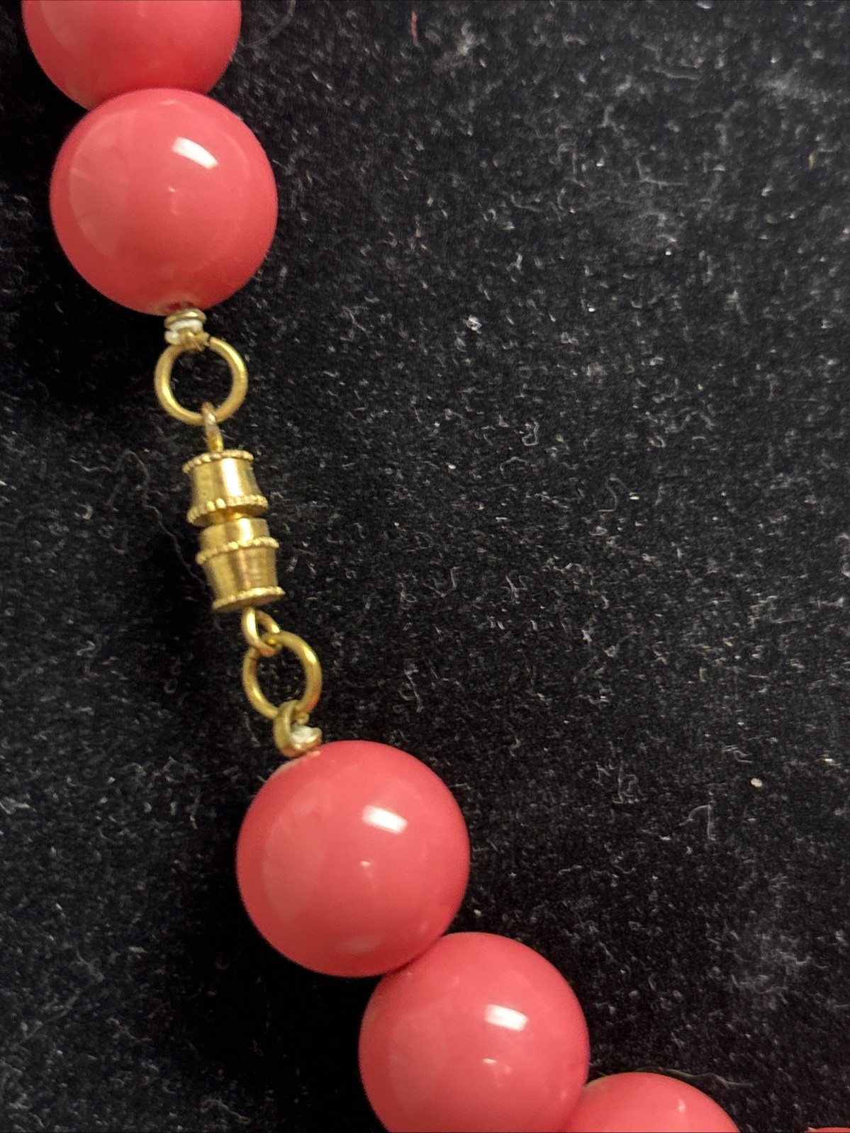 Chunky Orange and Pink Red Purple Yellow Bead Necklace Statement 26″ 113G