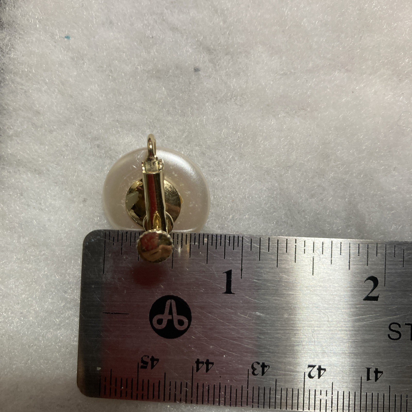 Vtg Women Faux Pearl Earrings Screw Back 90’s Romantic Classic Old Money Chic
