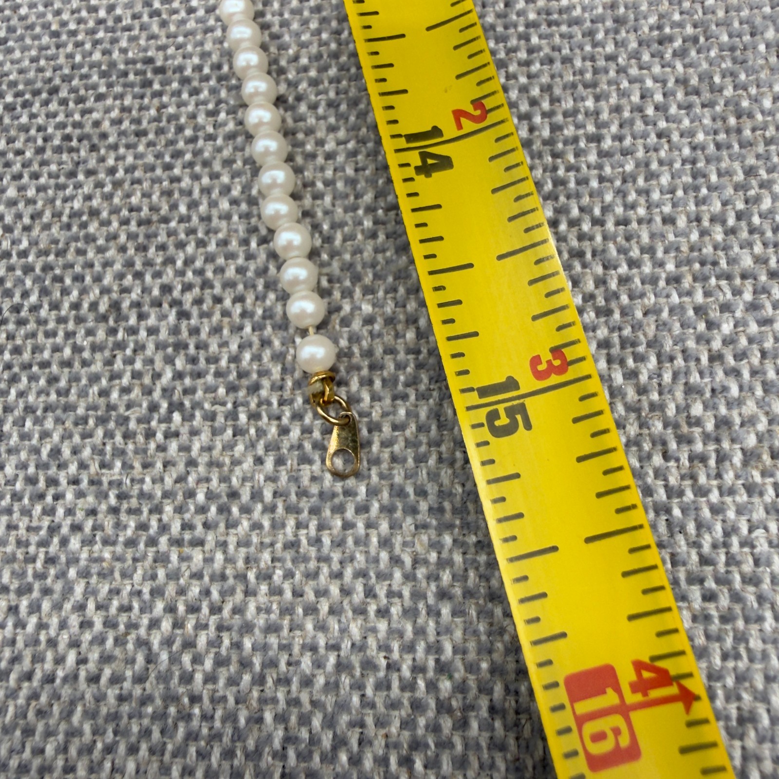 Vintage Choker Collar Necklace Faux Pearls Purple Stone Flowers READ