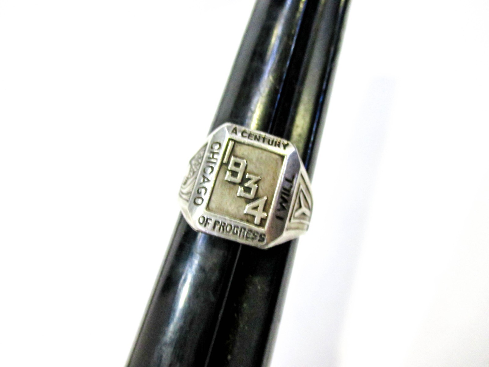 Sterling Silver Ring Chicago World’s Fair Souvenir