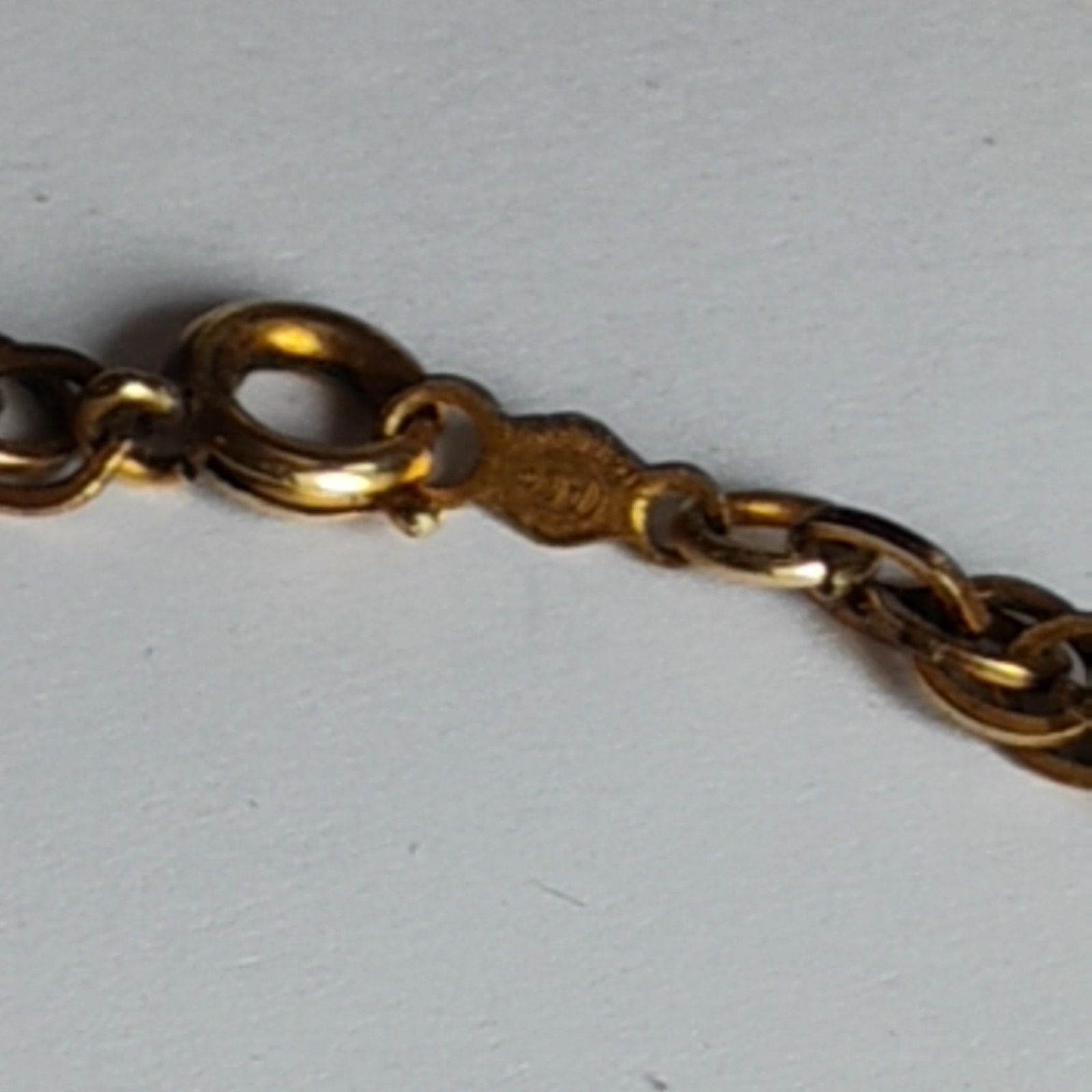 Vintage 1/20 12k Gold Filled GF Rope Chain Necklace 27 In 5mm