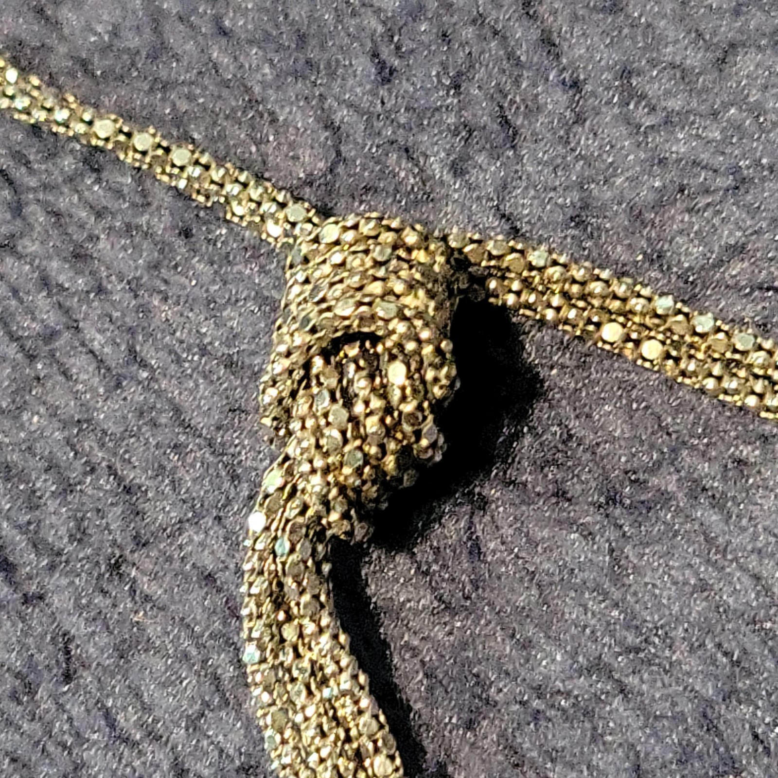 Vintage Italian Made 925 Silver 17″ Dangle Necklace and Bracelet