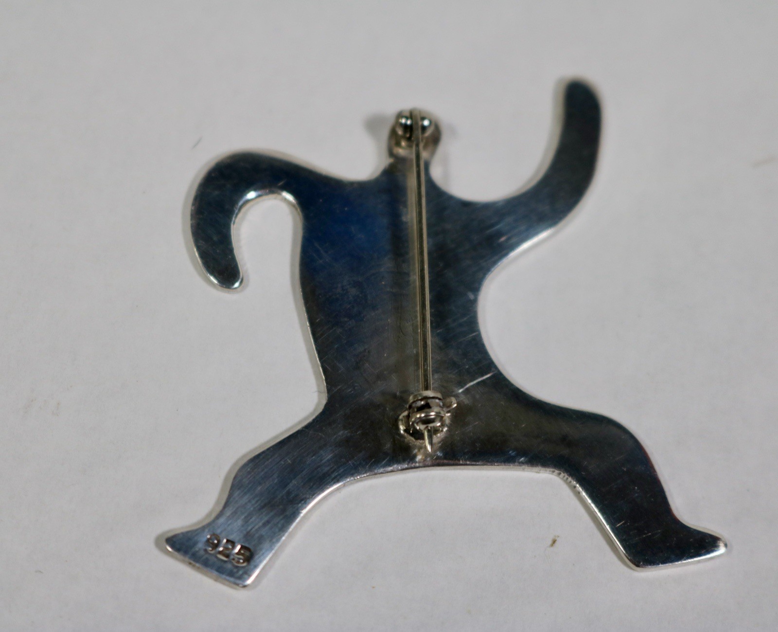 Sterling Silver 925 Modernest Person Brooch