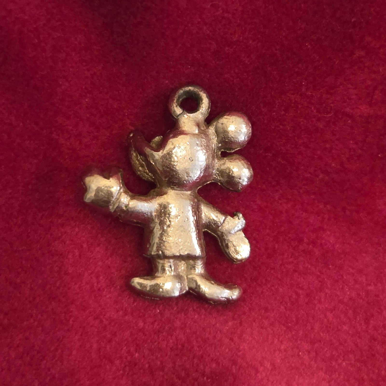 VTG STERLING SILVER RARE EARLY WALT DISNEY PROD MICKY MOUSE CHARM PENDANT