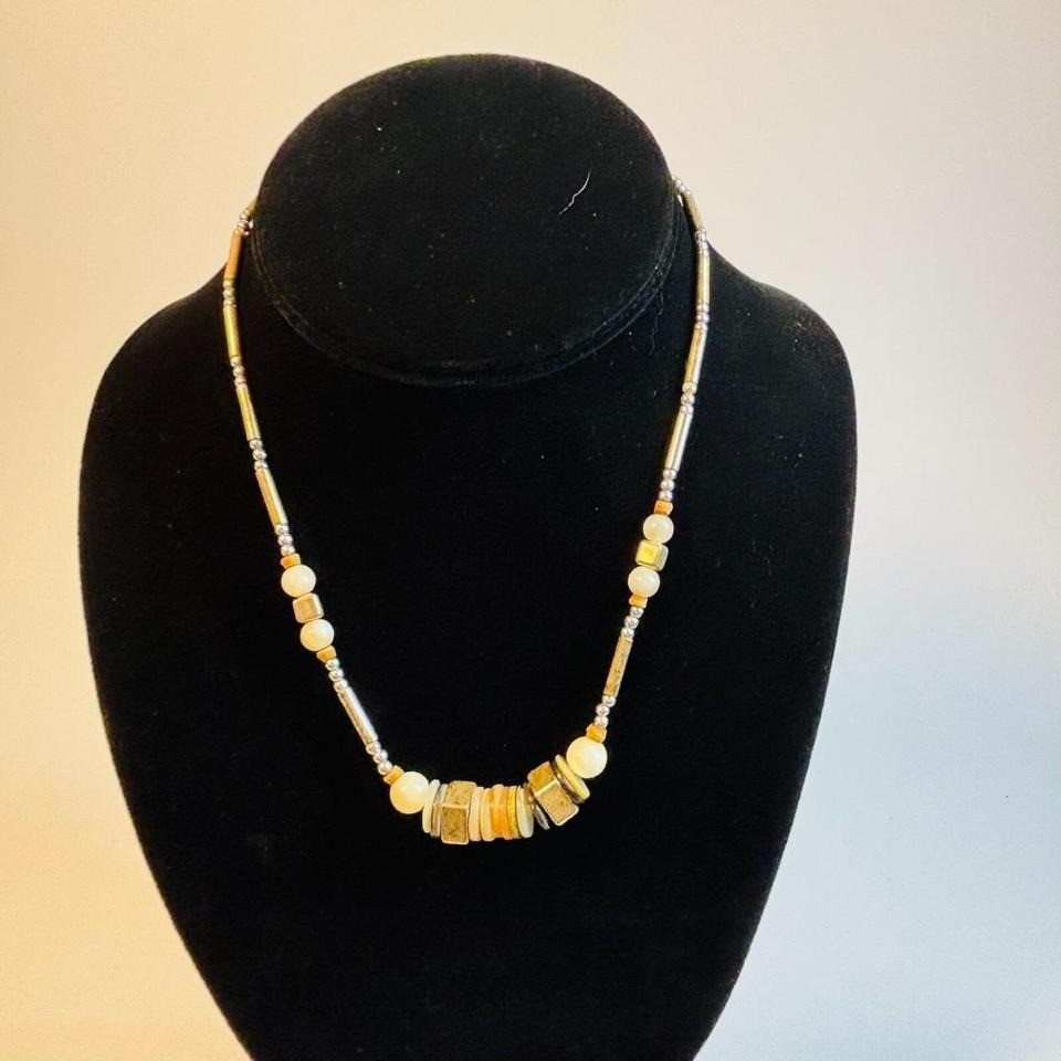 Y2K Vintage Jewelry Beaded Choker Necklace 2000s Retro Accessory