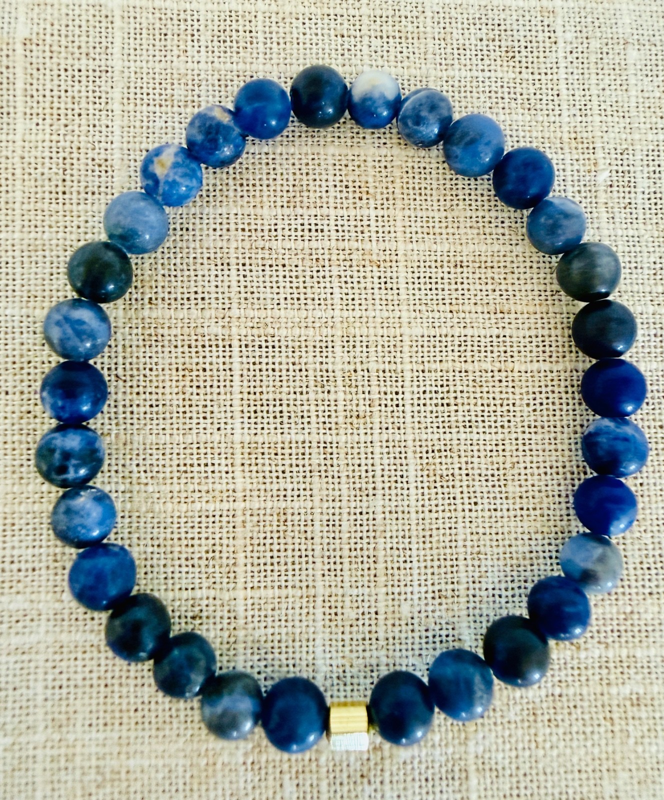Natural Gemstone Bracelet Set Tiger Eye Amethyst Carnelia Jade Lapis