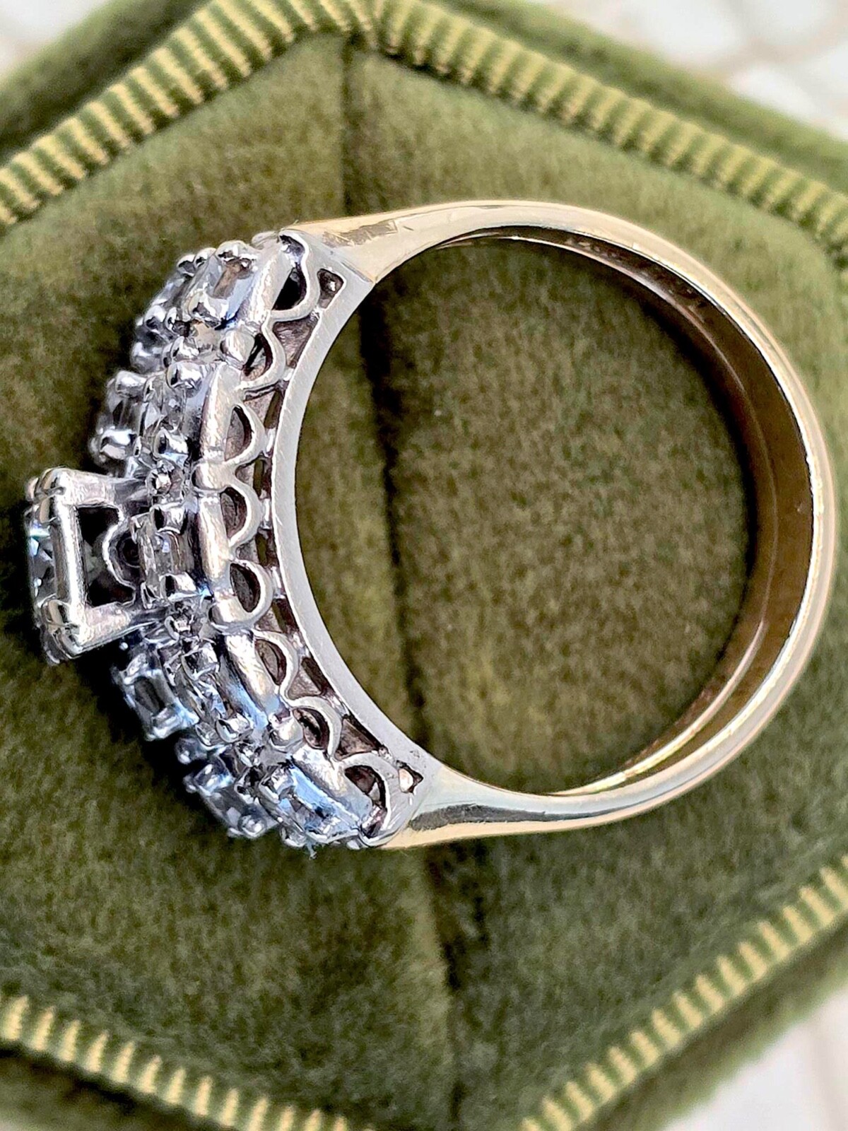 Rare Vintage “Unused” Diamond Ring Set (Approximations) about 1 ct. Size 7.5
