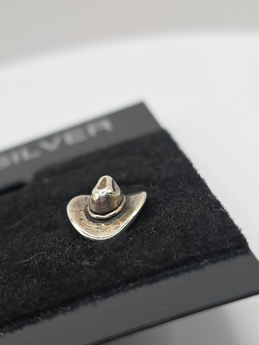 925 Sterling Silver Cowgirl Hat Stud Earrings Western 925 Vintage Southwest Gift
