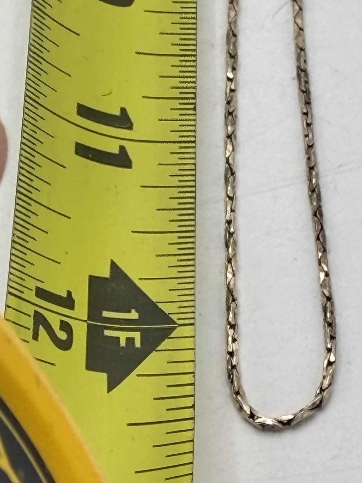 Vintage Sterling Silver Gold Tone Bar Link Chain Necklace 24 Inch Spring Ring