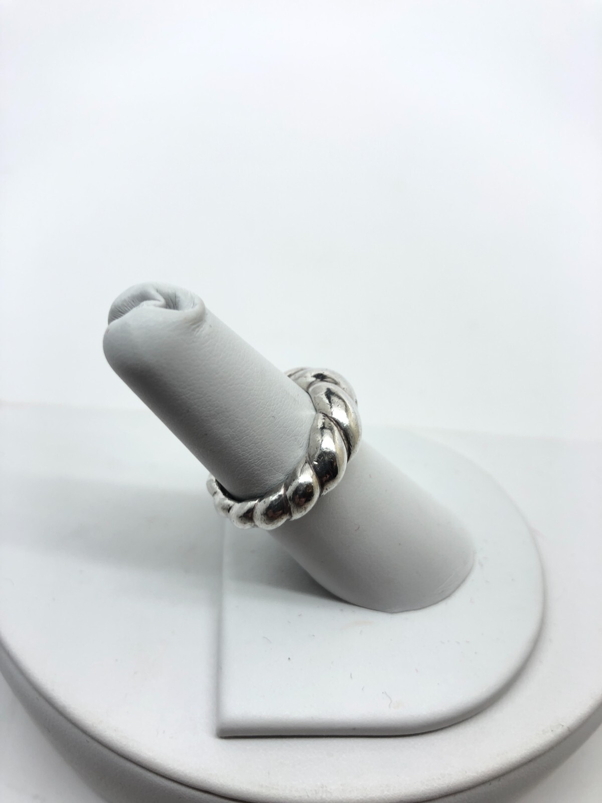 Vintage Sterling silver Twist ring Ladies sz 6 1/2 5.4 g