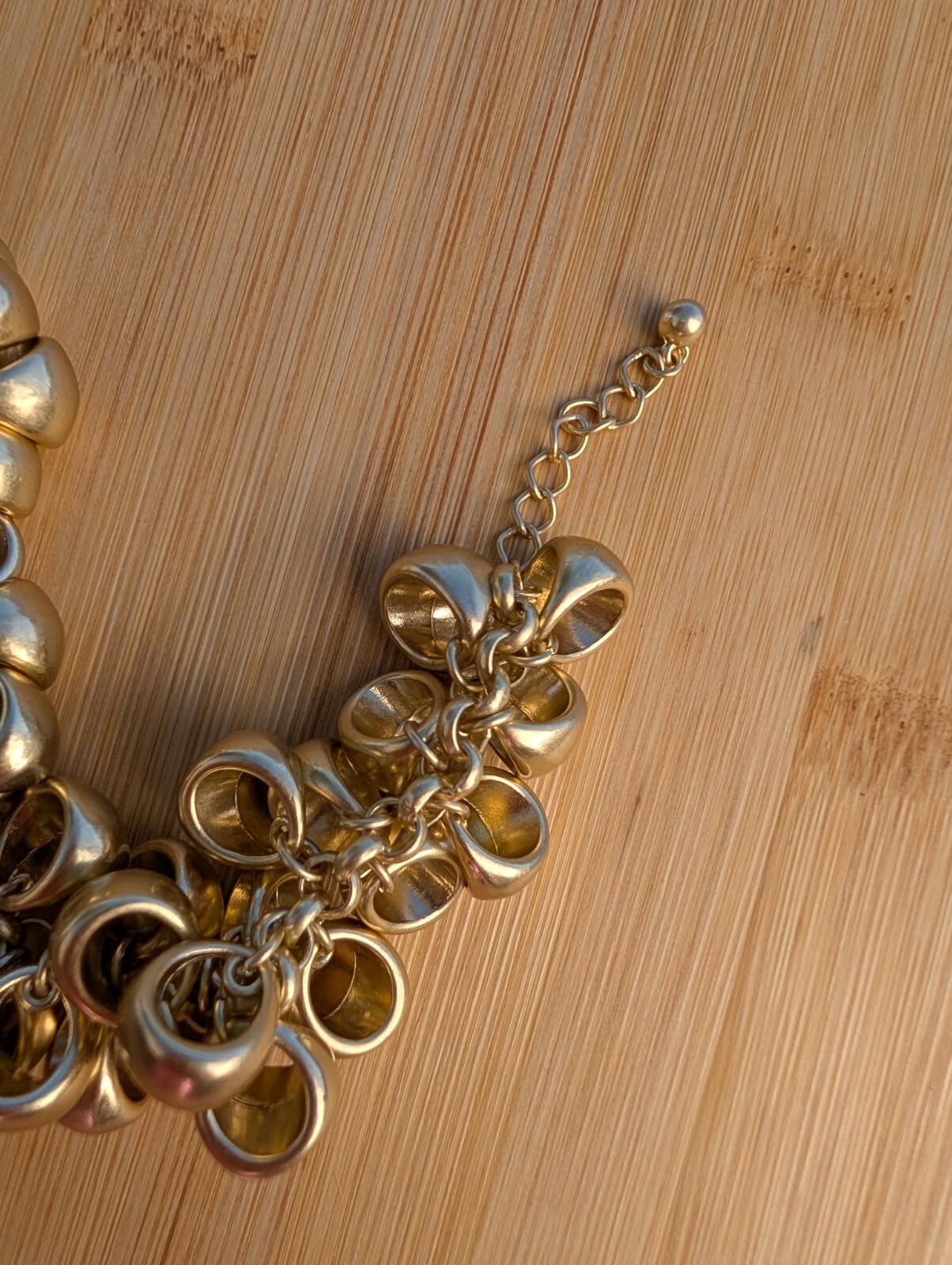Lia Sophia Cha Cha Cha Chunky Gold Tone Bracelet Heavy Retired Lobster Clasp NWT