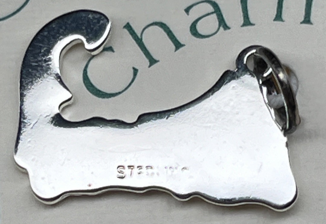 CAPE COD Sterling Silver 925 Charm Charming Collectibles Pai NWT Never Worn