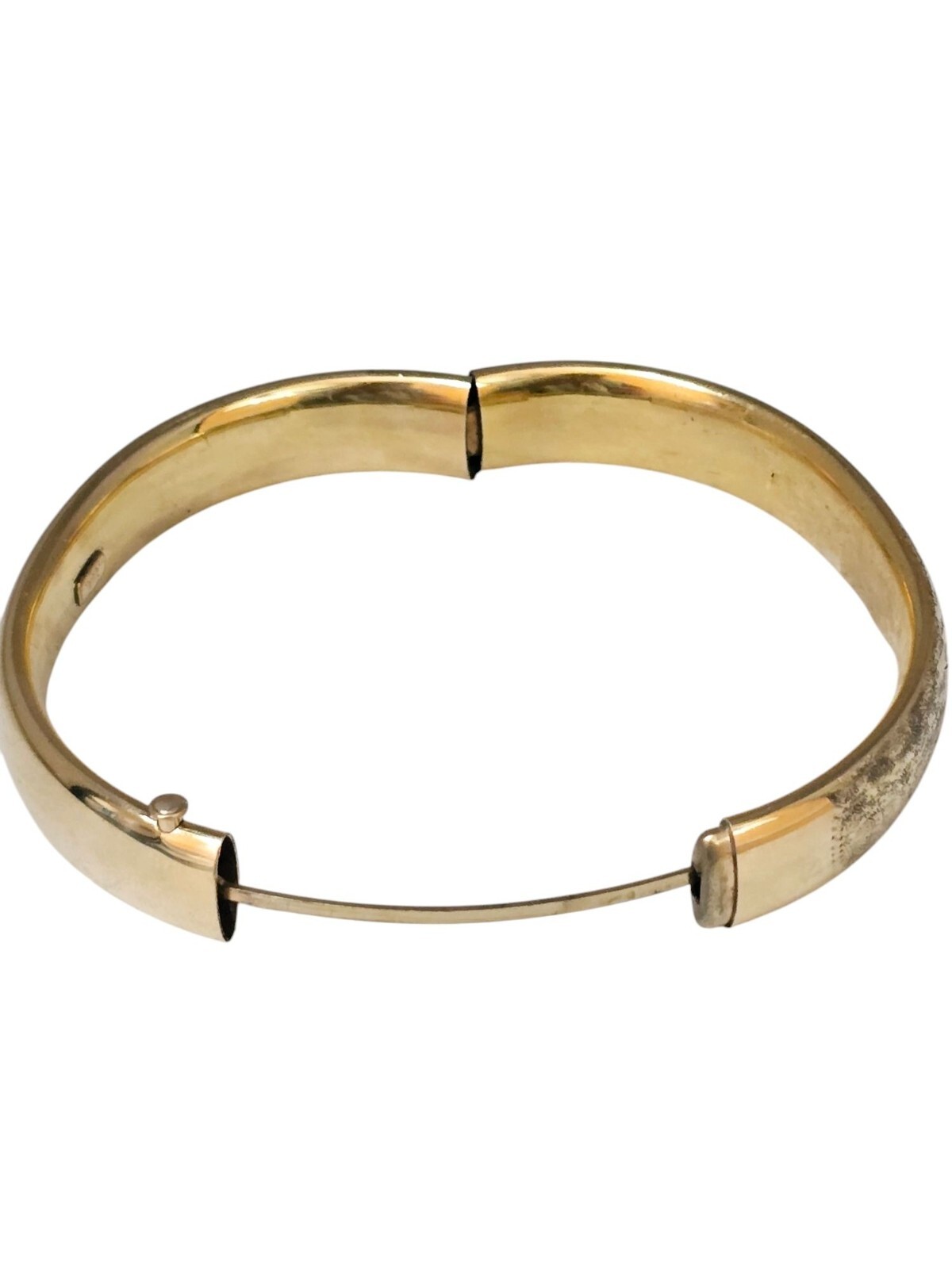 Vintage Marked Rine 1/20th 12kt Gold Filled Florentine Embossed Bangle Bracelet