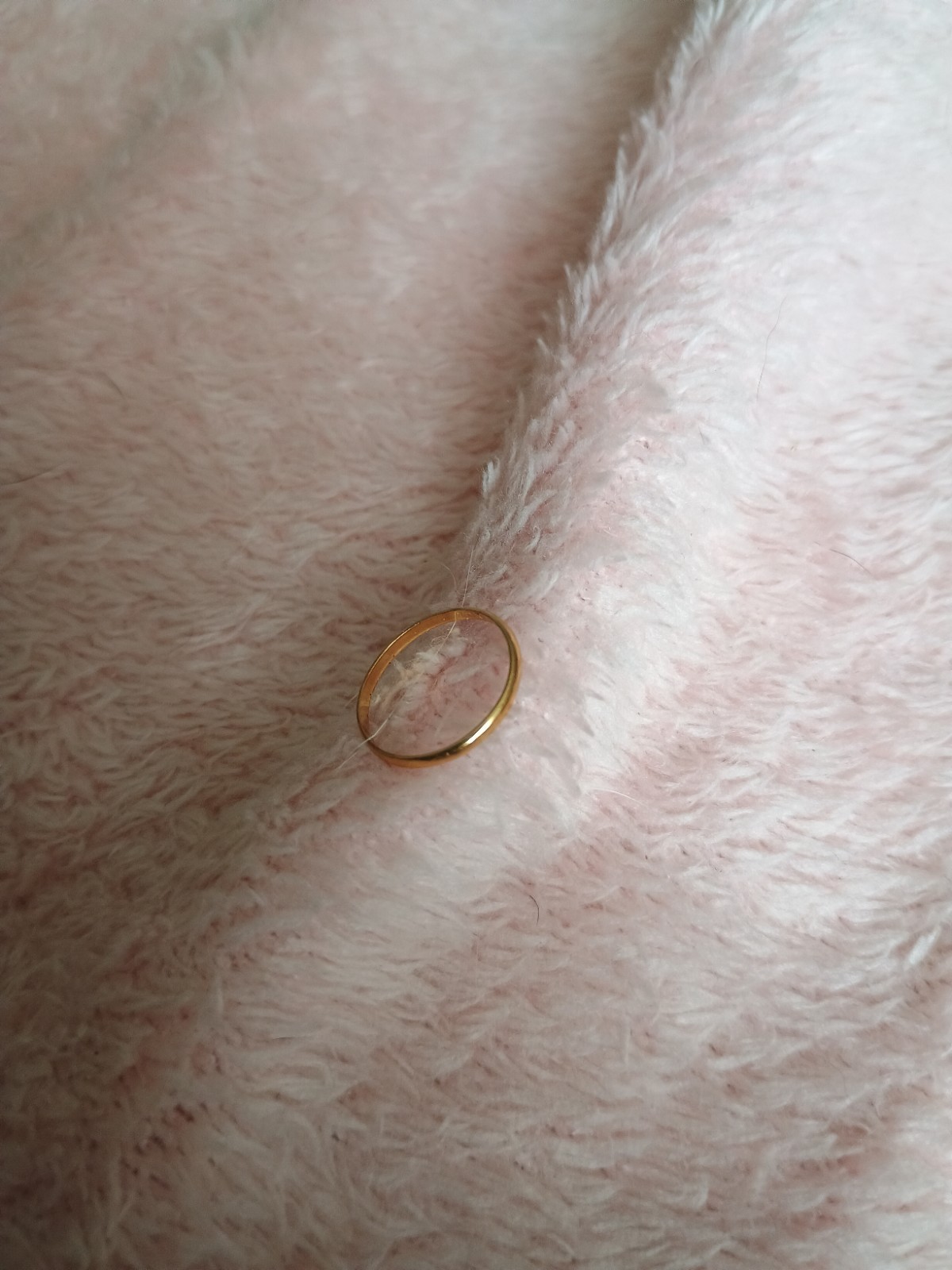 Vintage 10k Baby Gold Band Ring Can Be Worn On Chain As Pendant / Charm as well