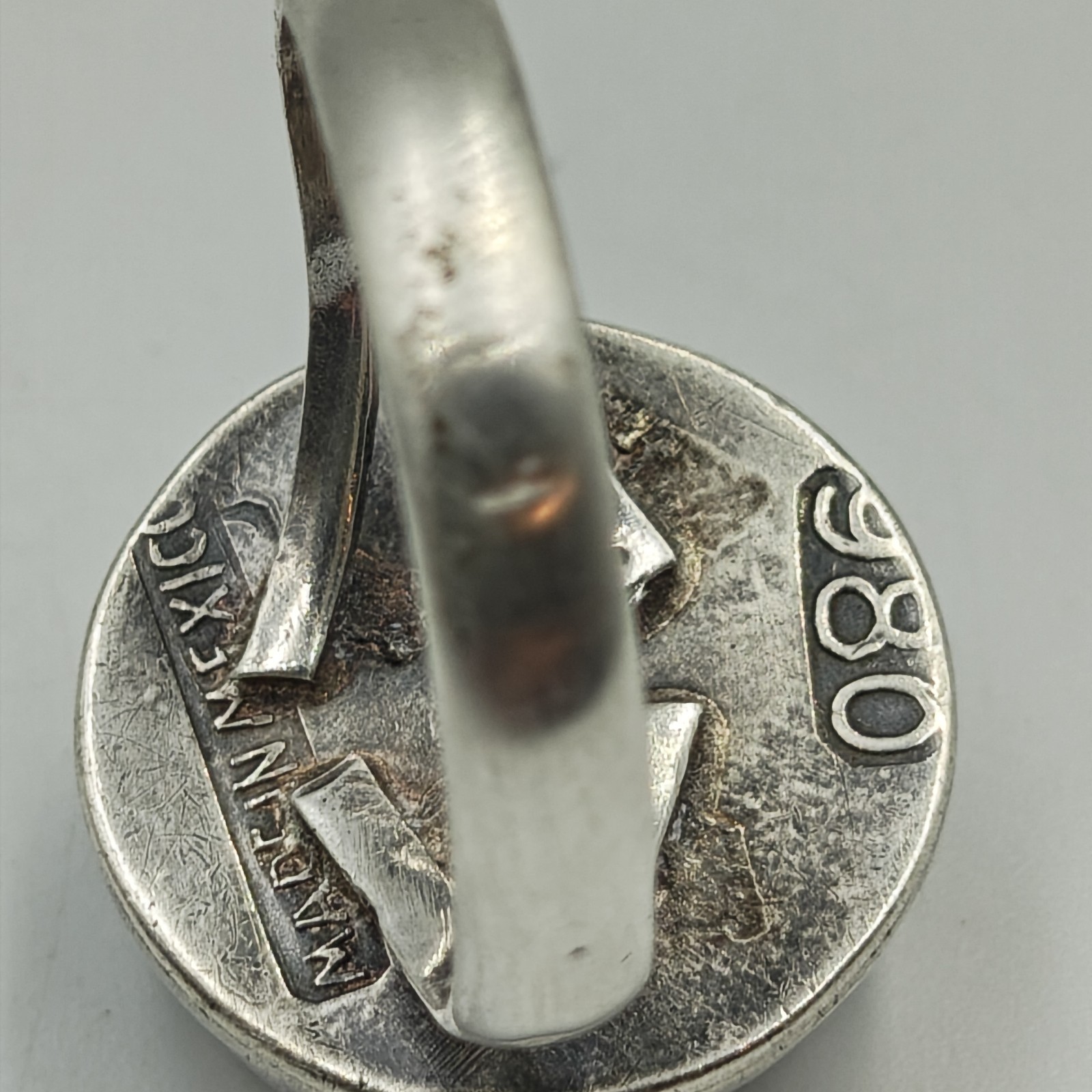 Vintage 980 Silver Ring Size 6.5 Made In Mexico