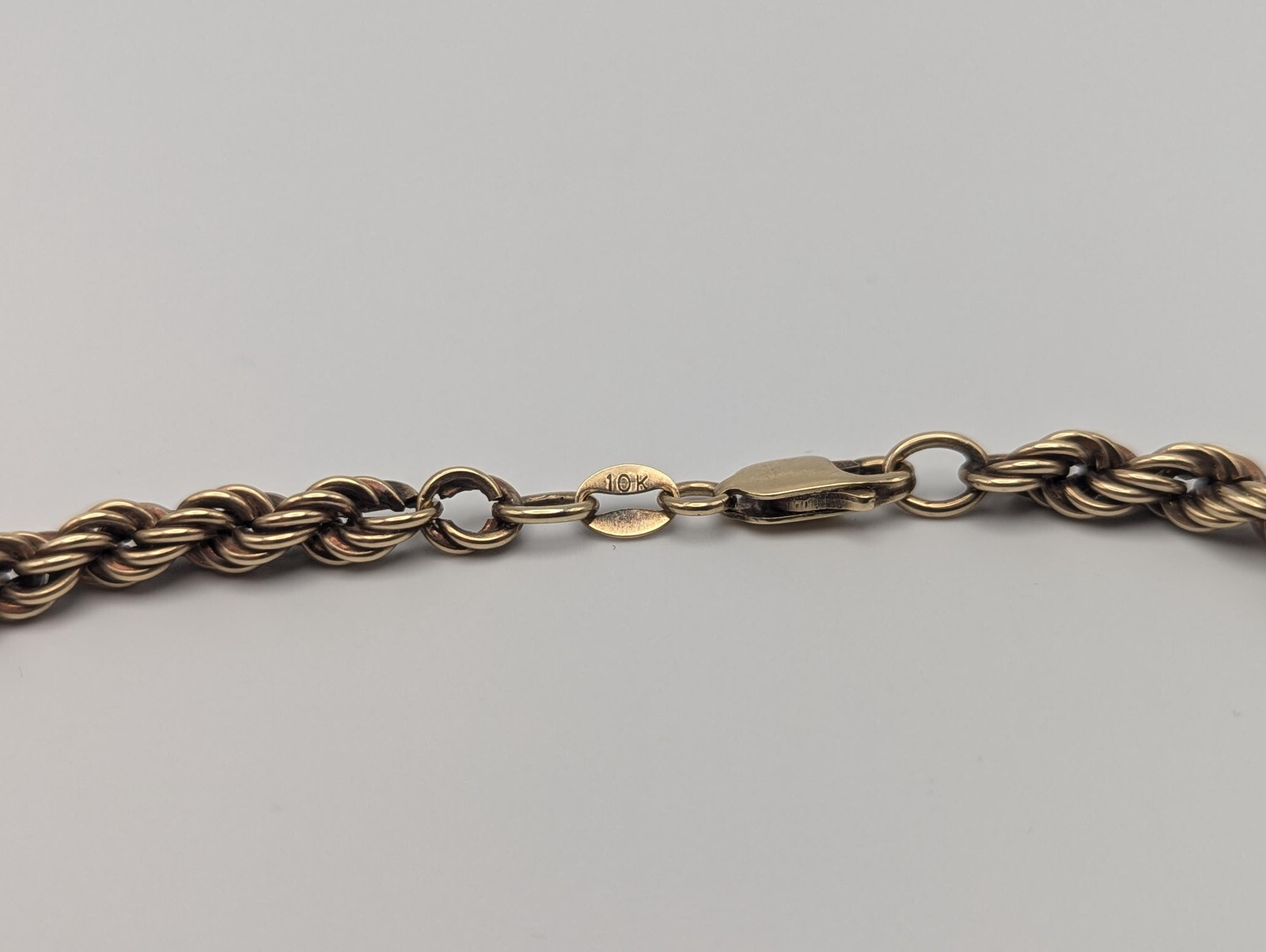 Heavy 10k Solid Gold 13gr 5mm Specialty Rope Chain 21″ Necklace