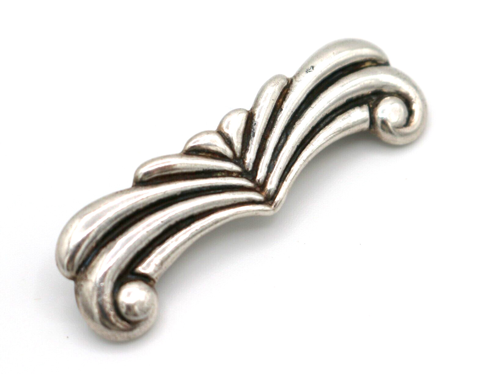 Vintage Los Castillo Sterling Silver 925 Taxco Mexico Modernist Pin Brooch 9.3g