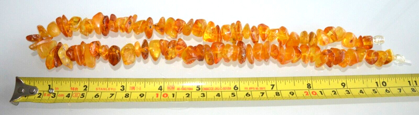 54gr RUSSIAN SOVIET BALTIC AMBER BEAD NECKLACE 琥珀 BRACELET STONE PENDANT EARRING