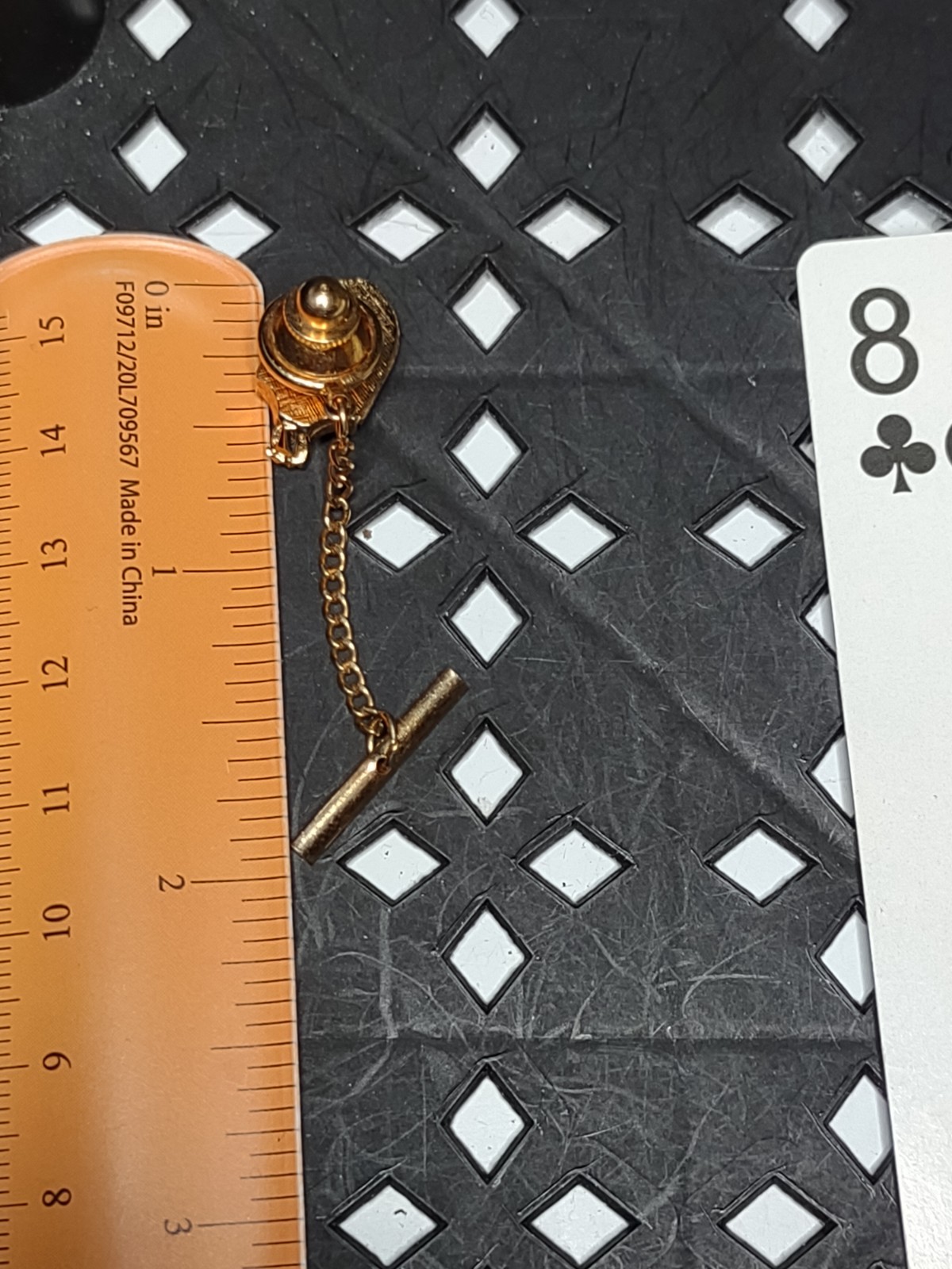 Letter P Coat Of Arms Tie Tack Or Pin