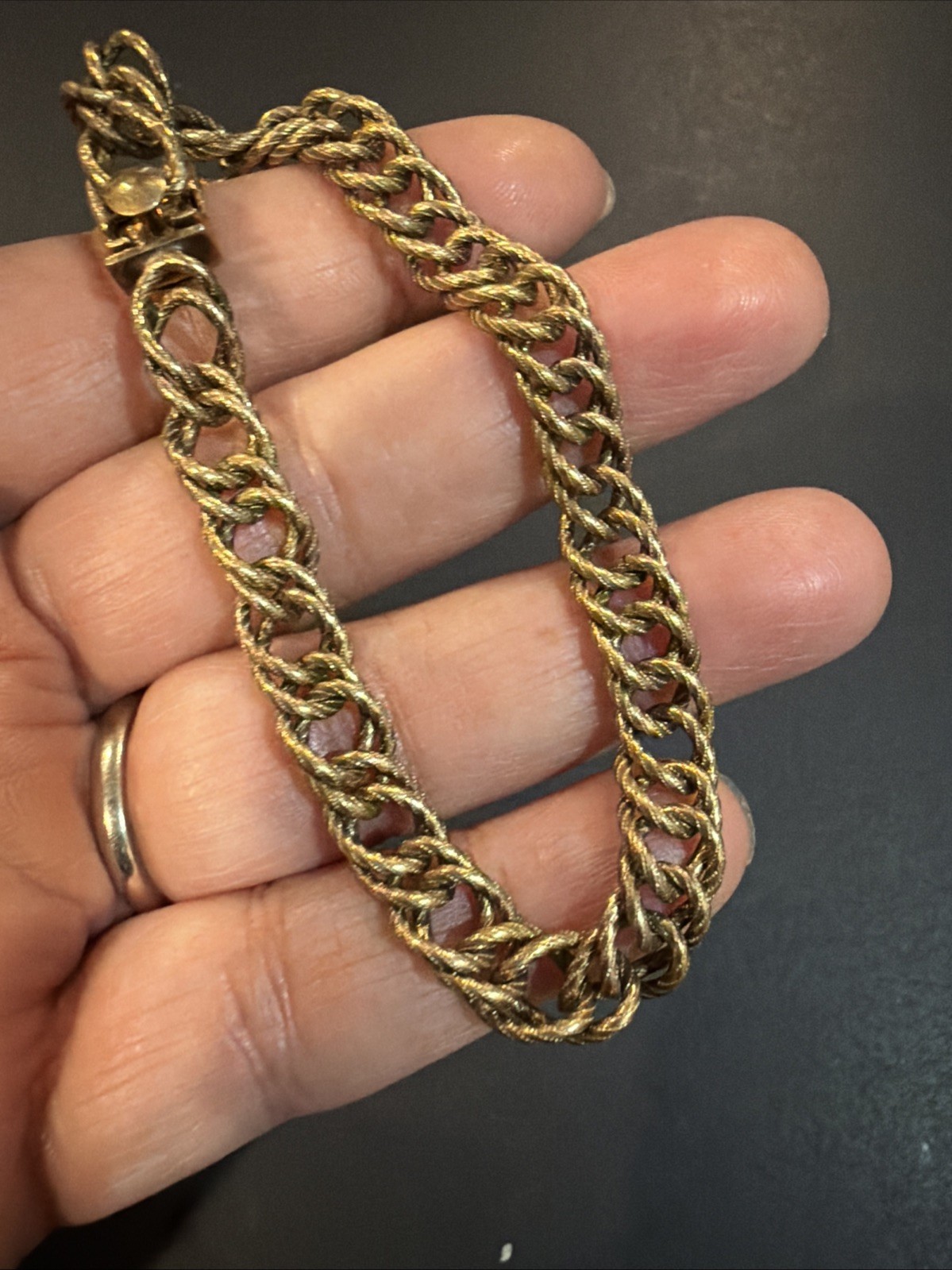Vintage Gold Filled Chain Bracelet