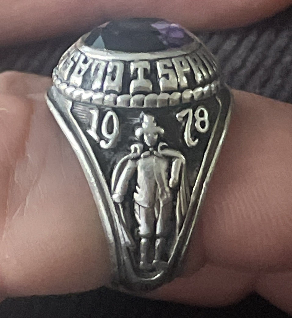 Sterling 1978 Springfield Classical Bulldogs High School Class Ring Jostens 10.5