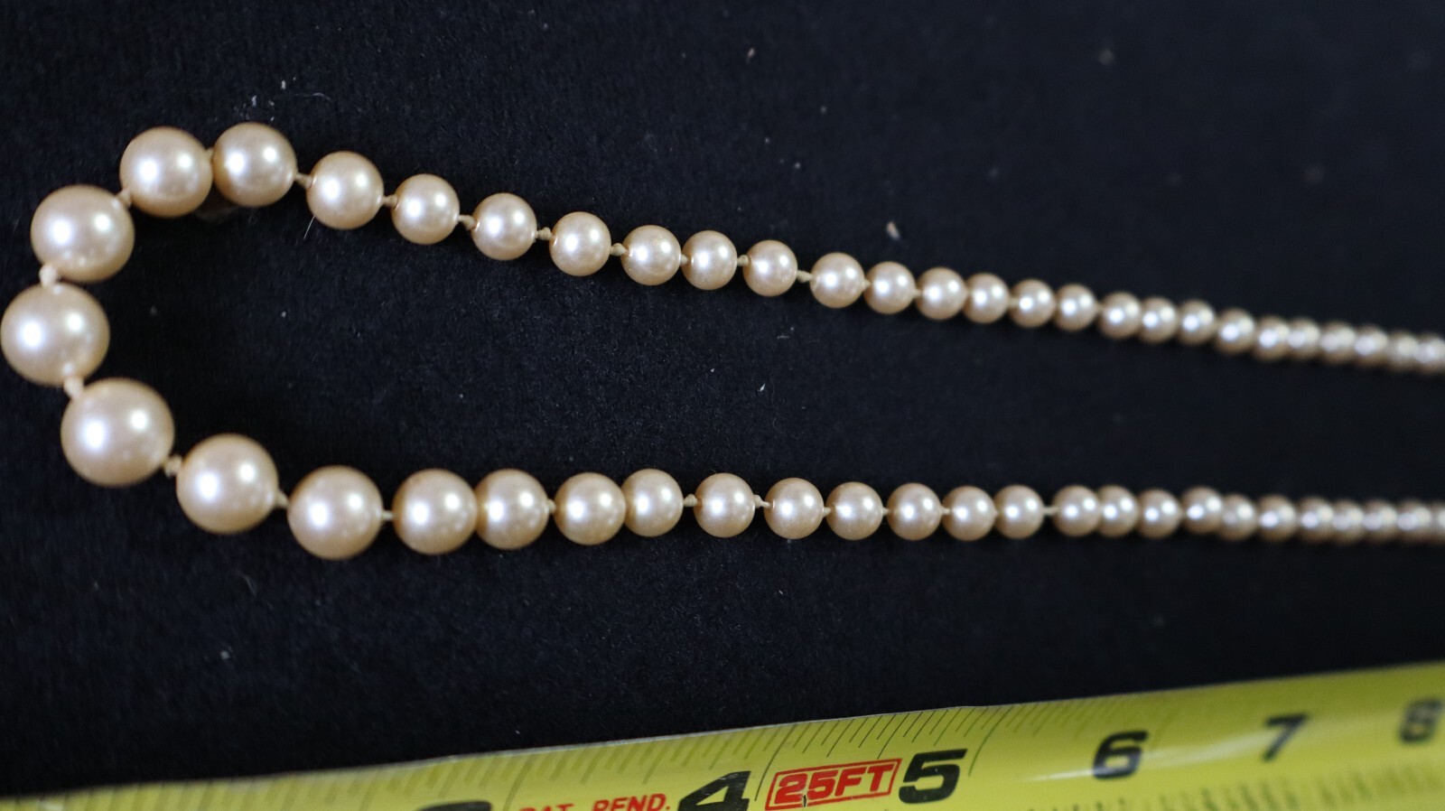 Vintage PEARL NECKLACE STORAGE AUCTION FIND LOT 8 AVON K