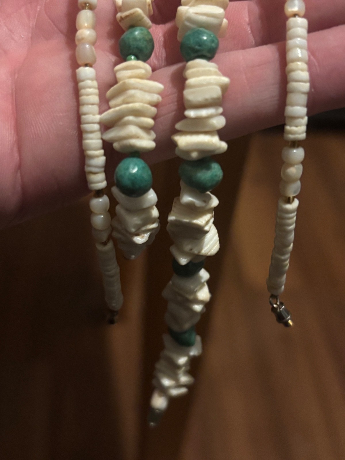 2 Vintage Puka Shell Necklaces 16” – Natural Shells And Beads