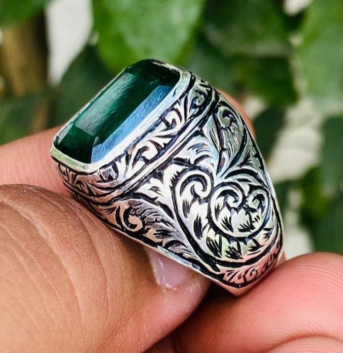 Natural Emerald, Vivid Green Emerald, Rare Find Emerald Stone, Gift For Him