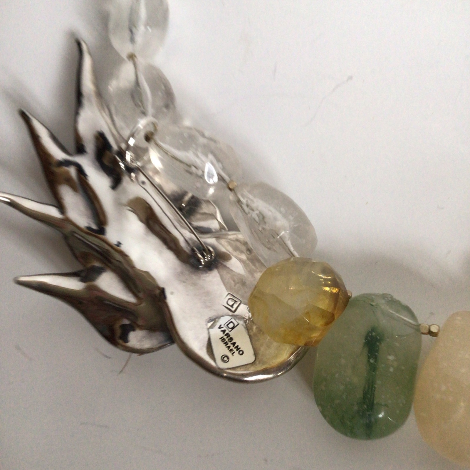 GORGEOUS SEBBAG VON MUSULIN NECKLACE VARSANO PENDANT STERLING