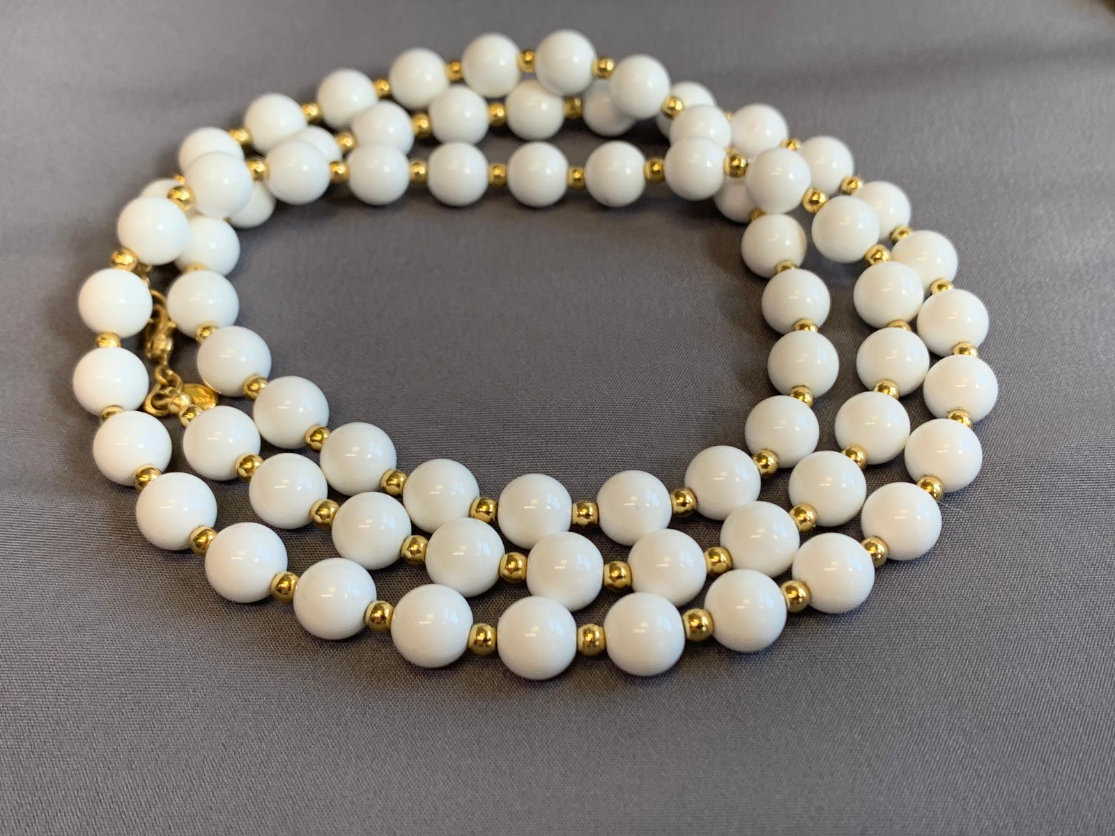 Vtg Costume Jewelry Lot Monet Avon Faux Pearl Enamel Necklace Bracelets Earrings