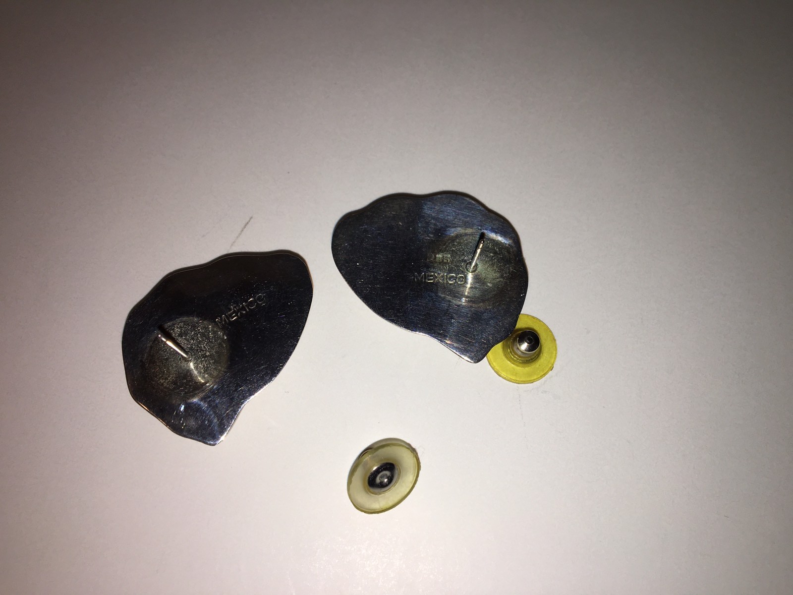 Vintage 925 Sterling Silver Shell-Shaped Earrings Auction Finds 702