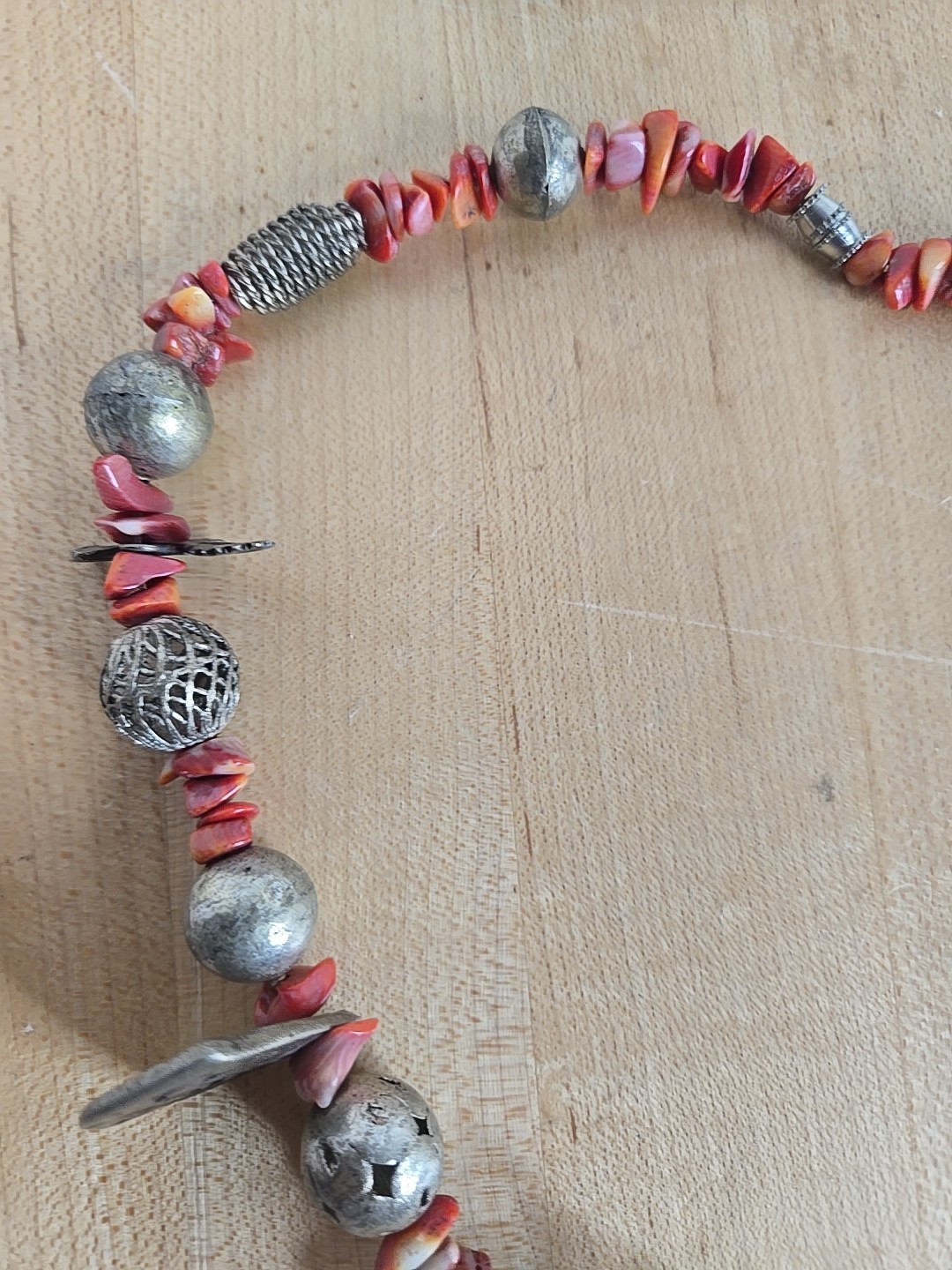 Vintage Guatemalan Chacal Necklace With 1894 Coin