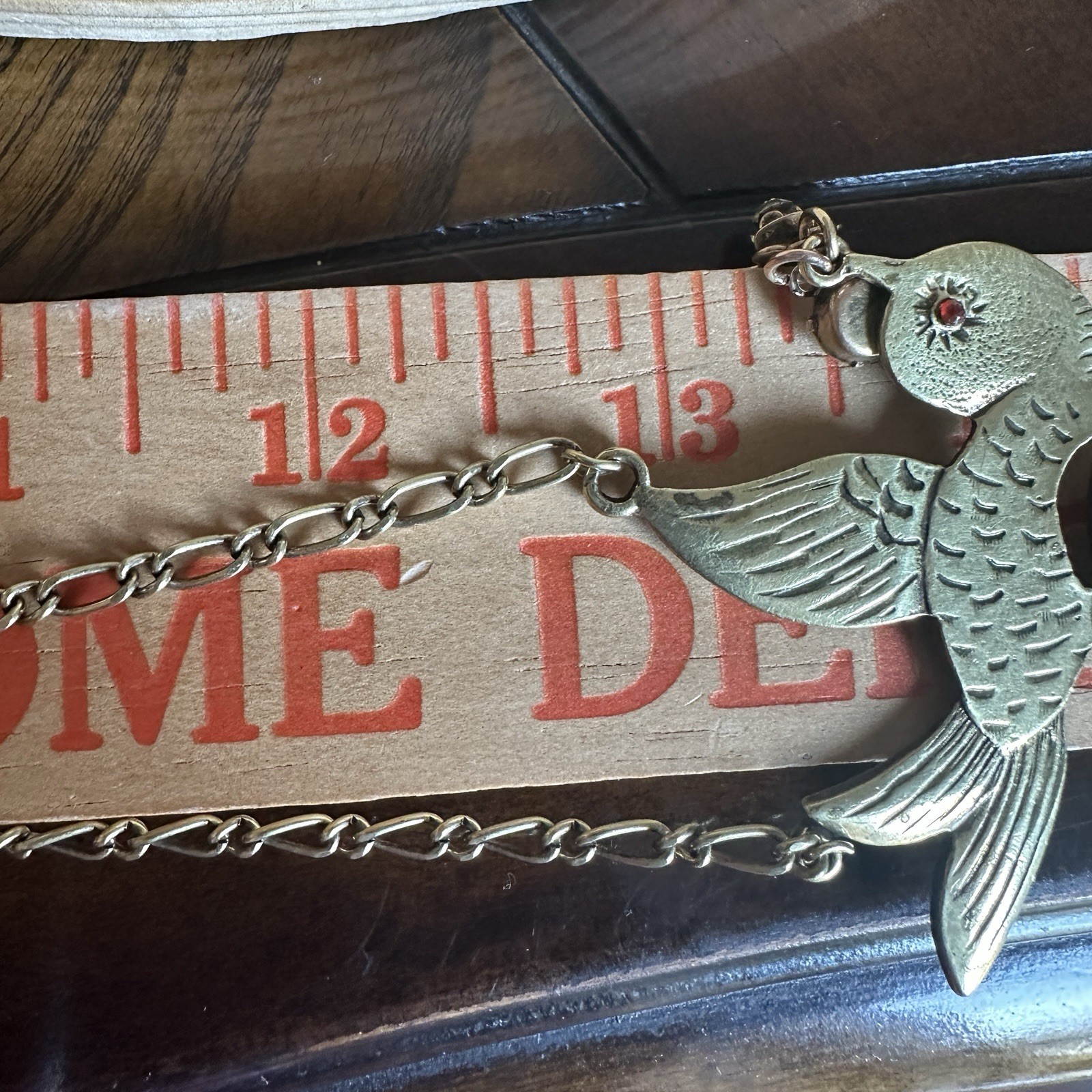 Vintage Dove Swallow Bird Pendant Necklace 26 Inch Rhinestone Gold Animal