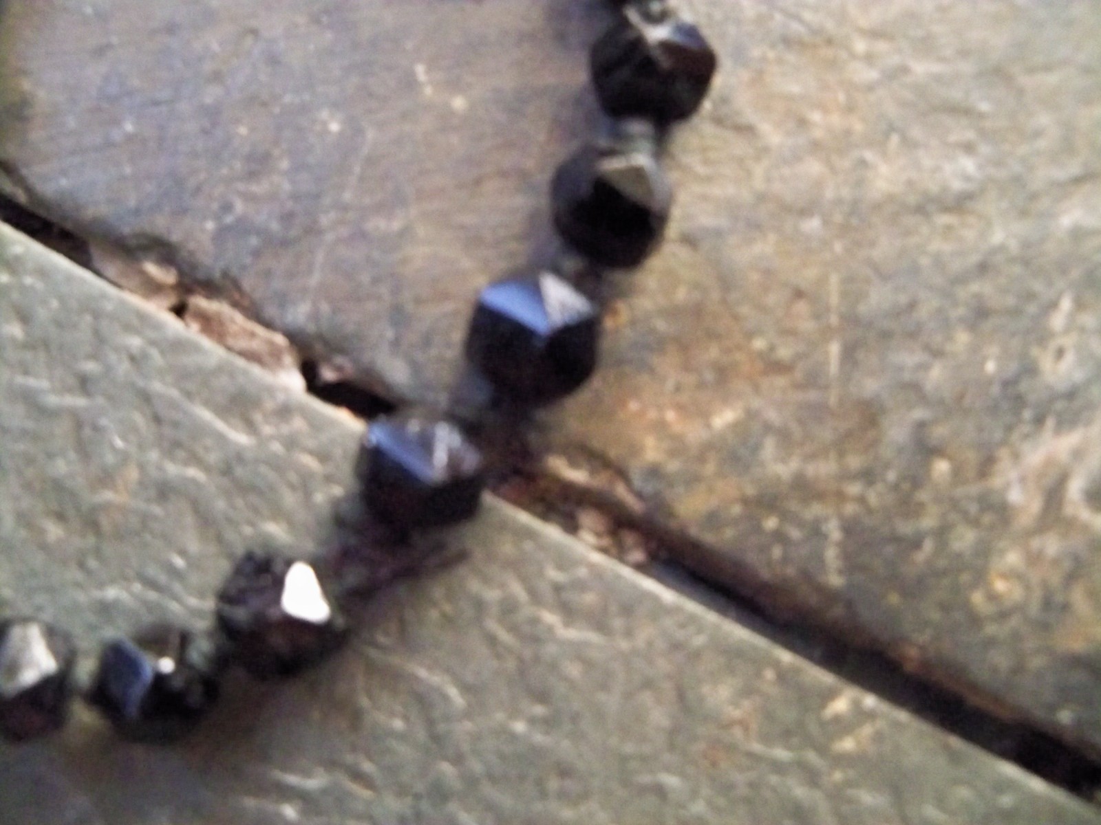 RARE Large CUT VINTAGE vauxhall NECKLACE art deco long lariat tassel CZECH bead