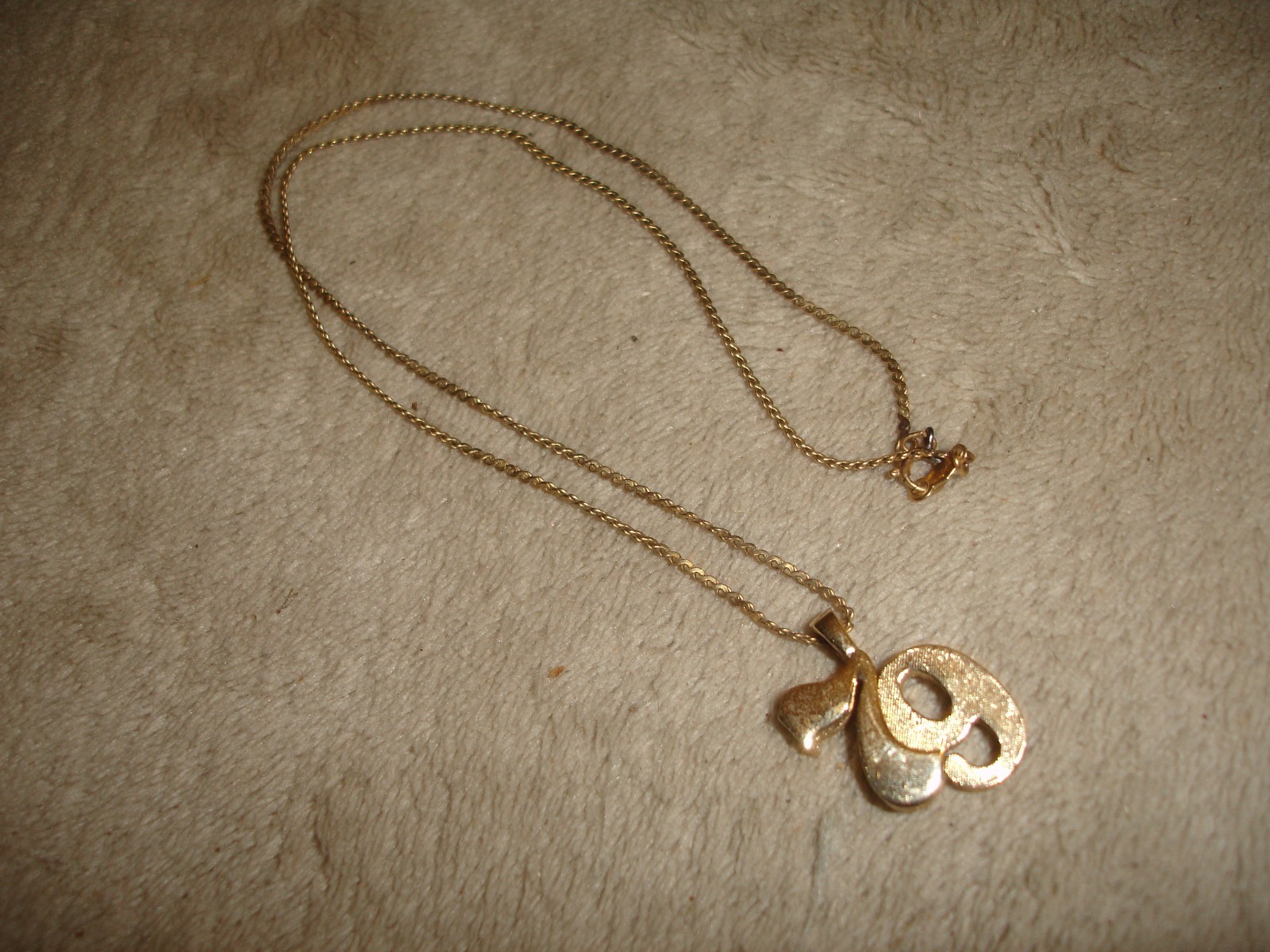 Vintage Avon 79 Charm Pendant and Unbranded 1979 Mini Senior Class Ring Pendant