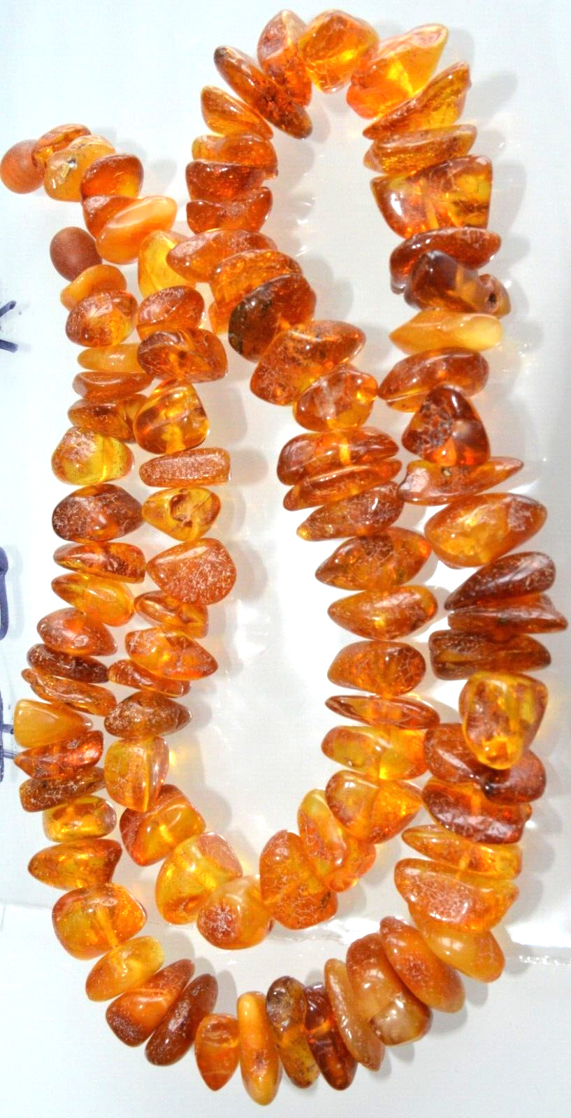 43gr RUSSIAN SOVIET BALTIC AMBER BEAD NECKLACE 琥珀 BRACELET STONE PENDANT EARRING