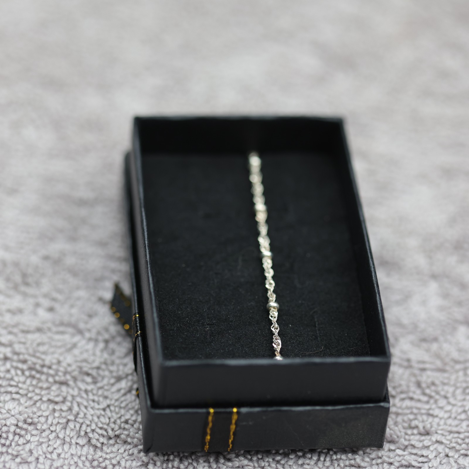 Bead Chain Bracelet Sterling Silver