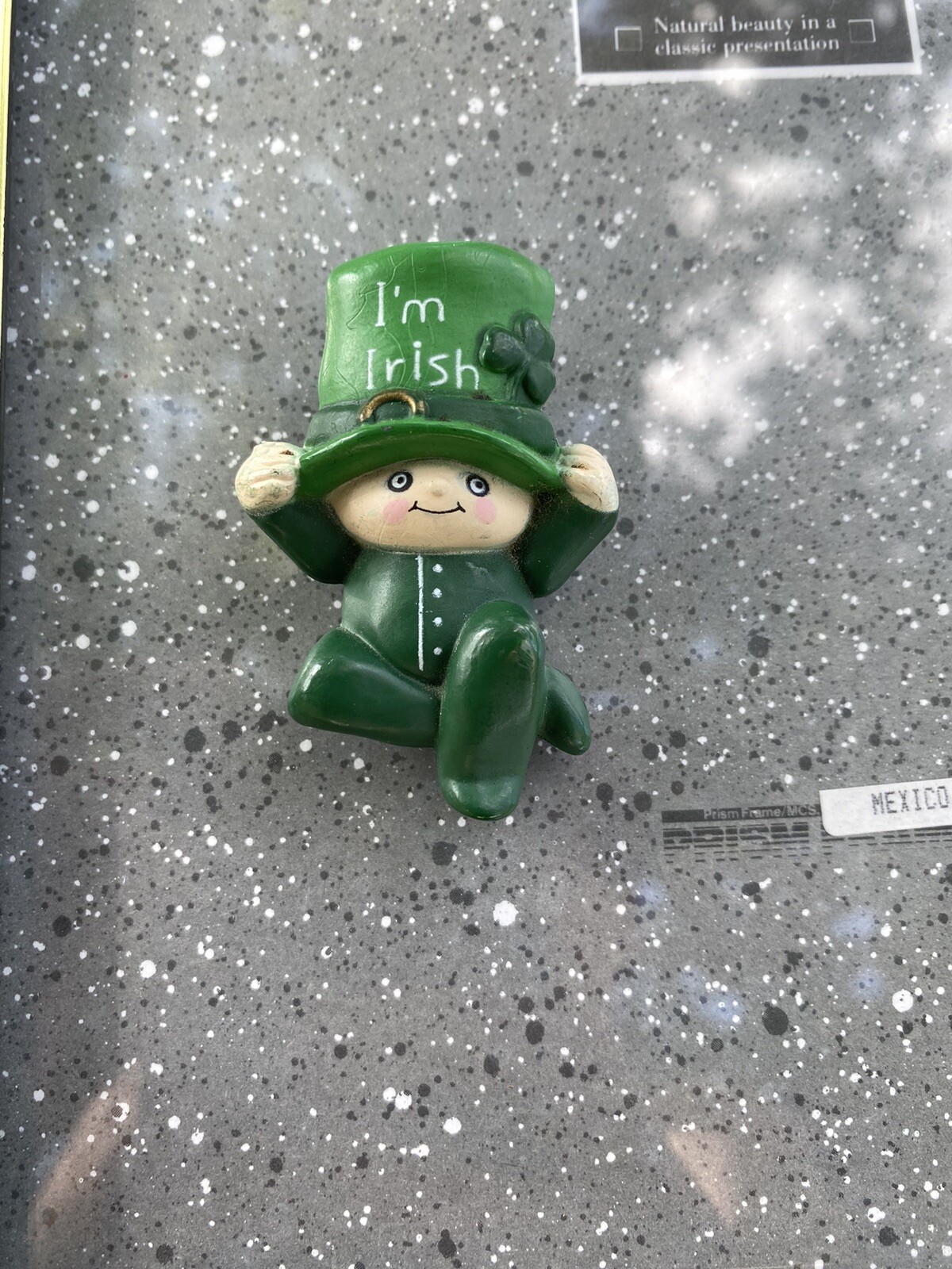 Signed Fun World S Lehman PIN St Patrick Vintage Baby “I’m Irish” Brooch/Pin