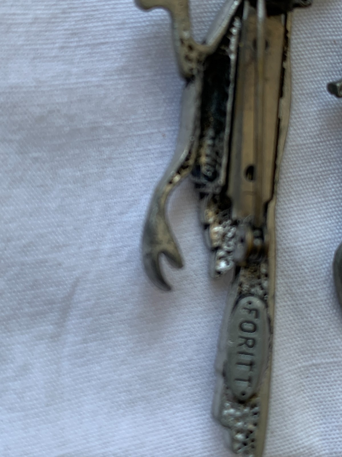 2 Roadrunner Pins Silver-tone South Western Jewelry 1-J. Ritter & 1-Foritt