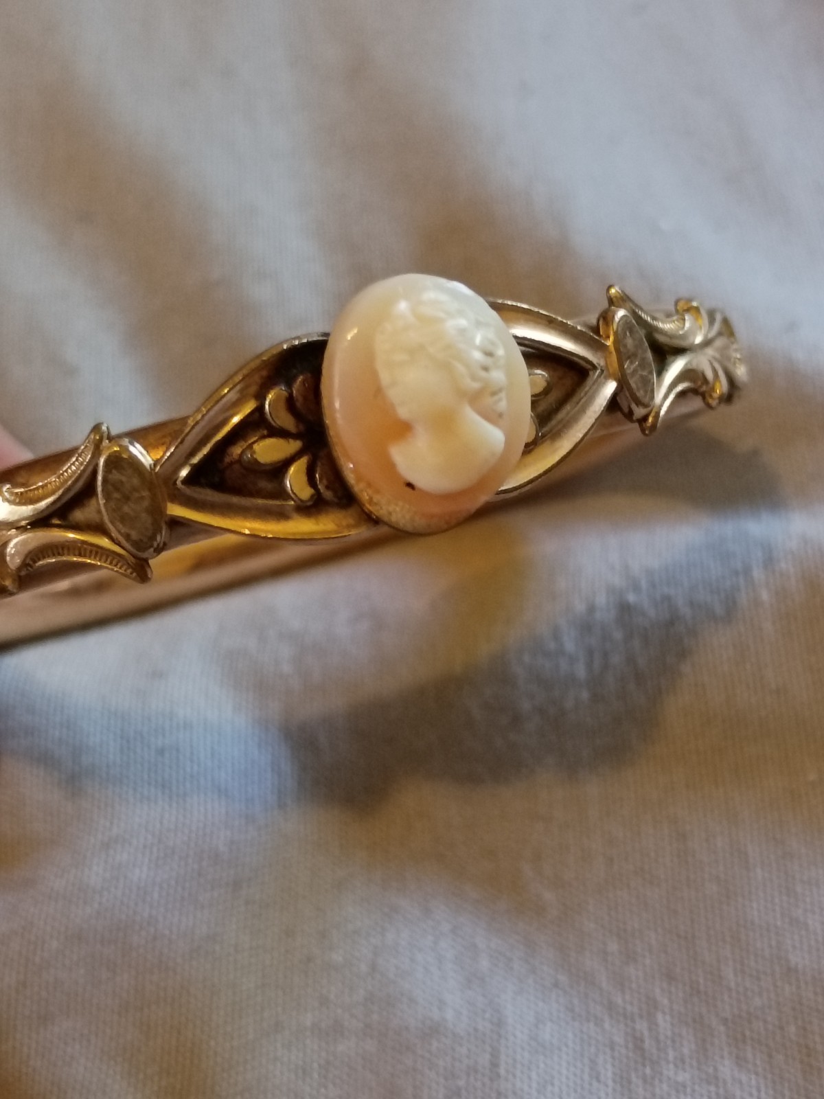 Antique Repurposed D.I.X. Gold Filled Bracelet.
