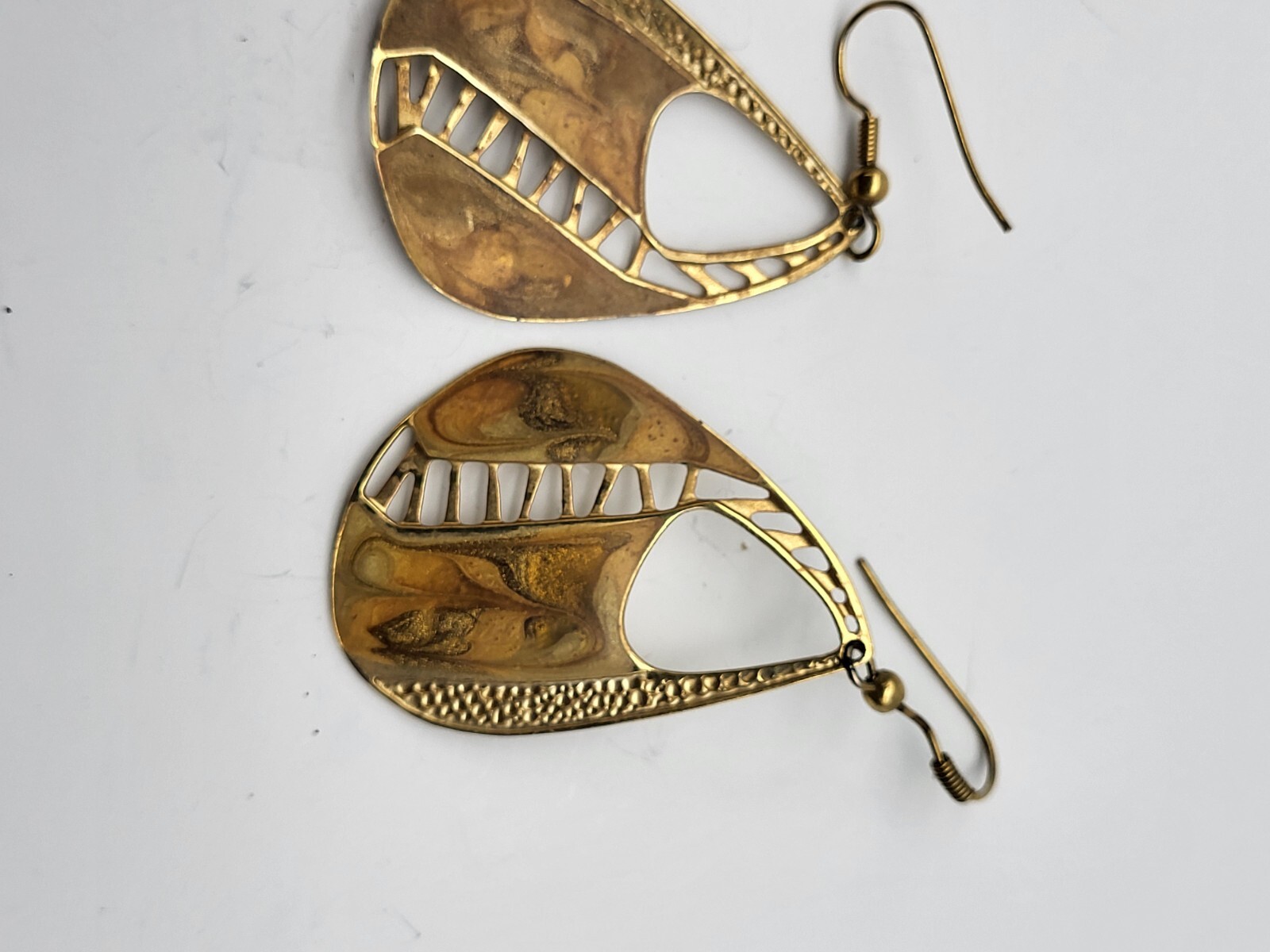 Vintage Enamel Berebi earrings earthtones