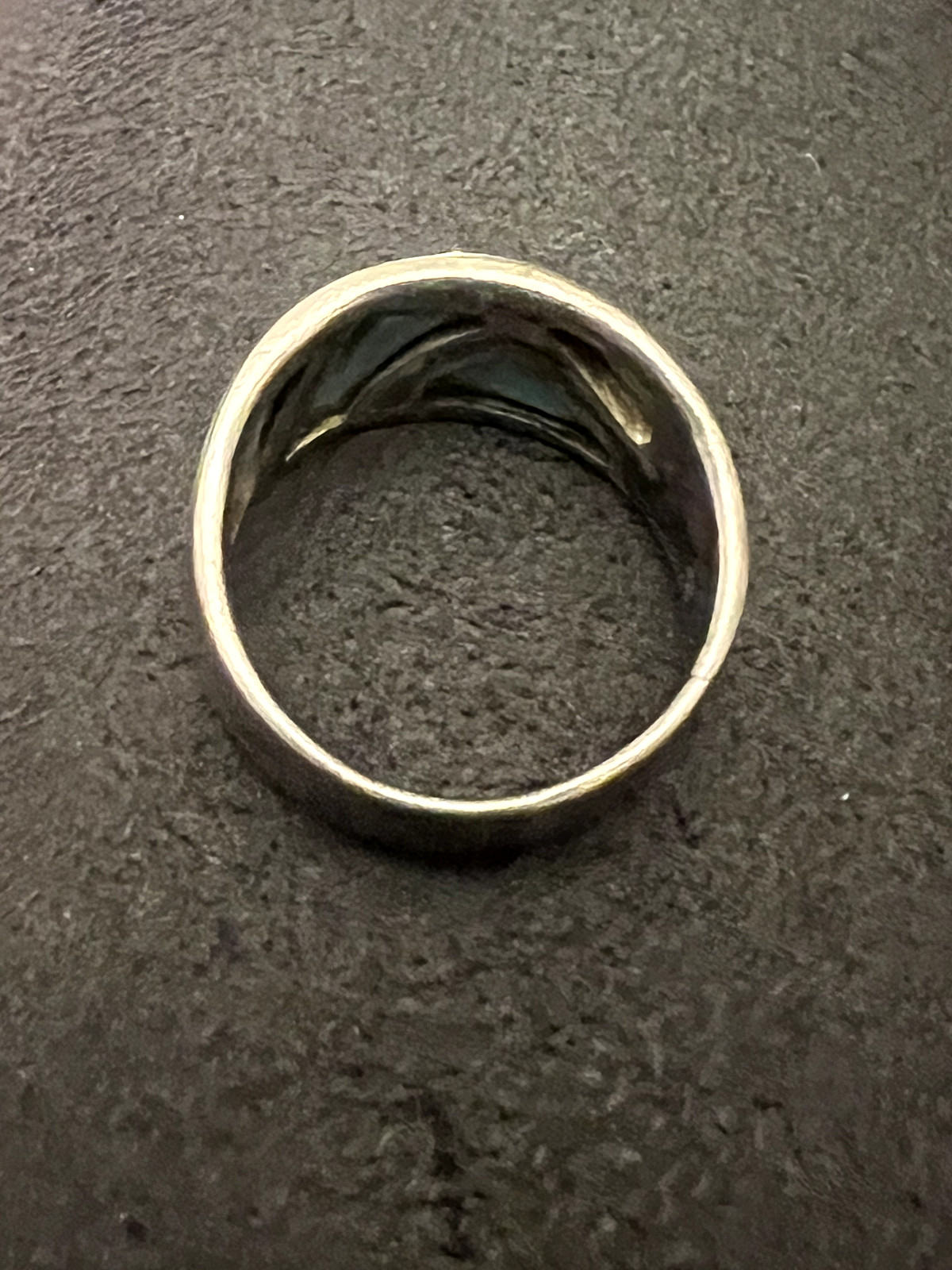 Vintage 925 Sterling Slver Turquoise Ring Size 6.5