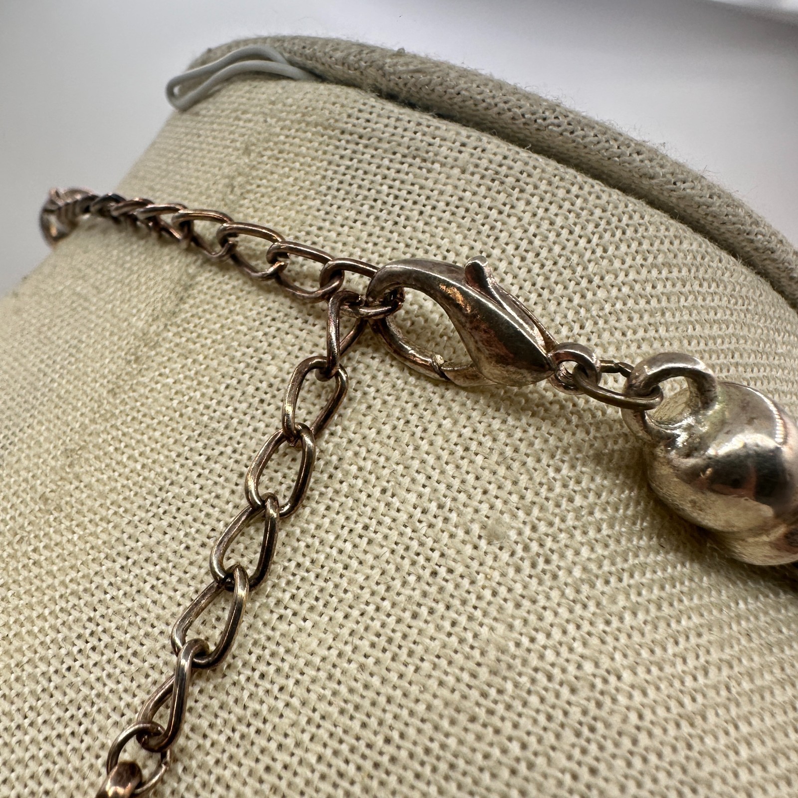 Vintage 90s Multi Strand Leather Cord Silver Tone Zig-Zag Necklace Jewelry