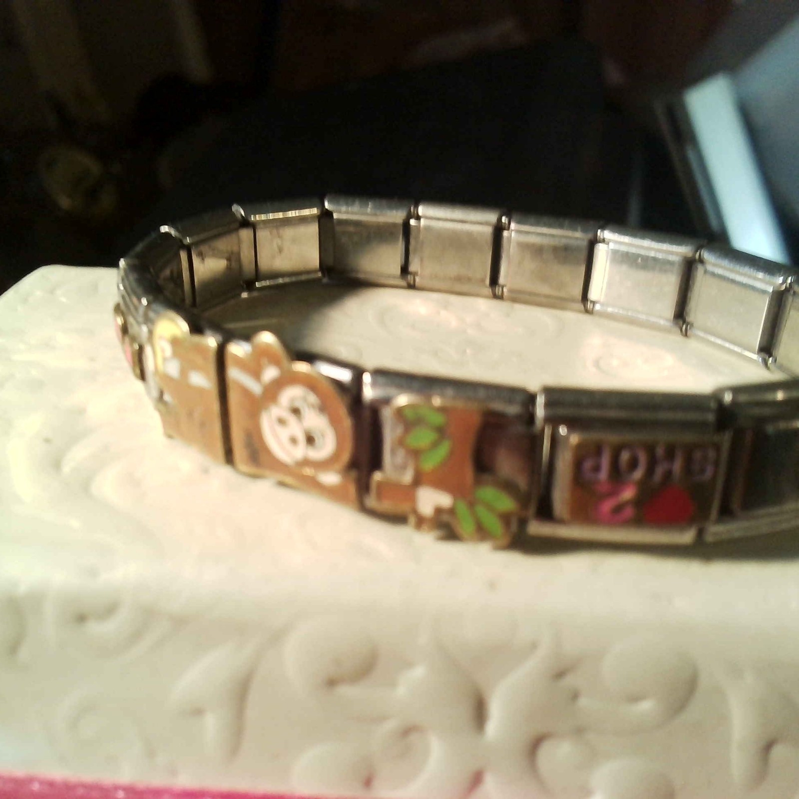 Estate Jewelry Reseller Lot Speidel USA ID Bracelet Copper Turquoise Bangle