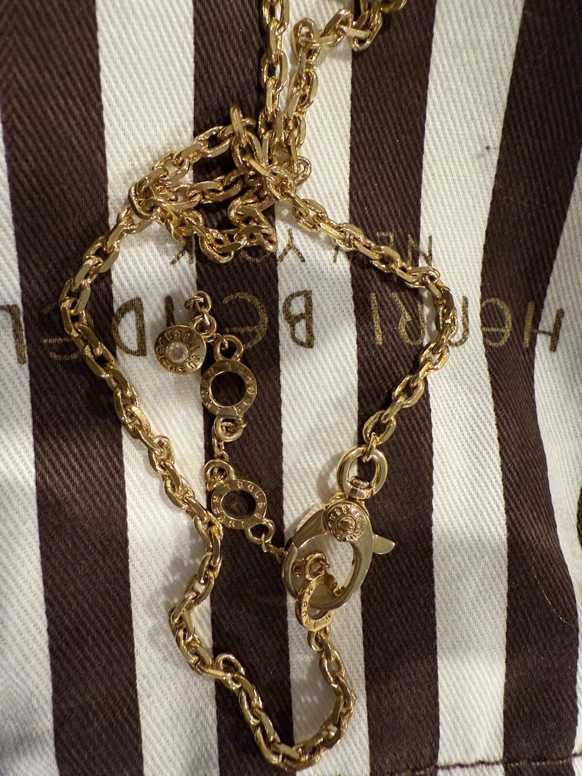 Vintage Henri Bendel 3 Stone Necklace