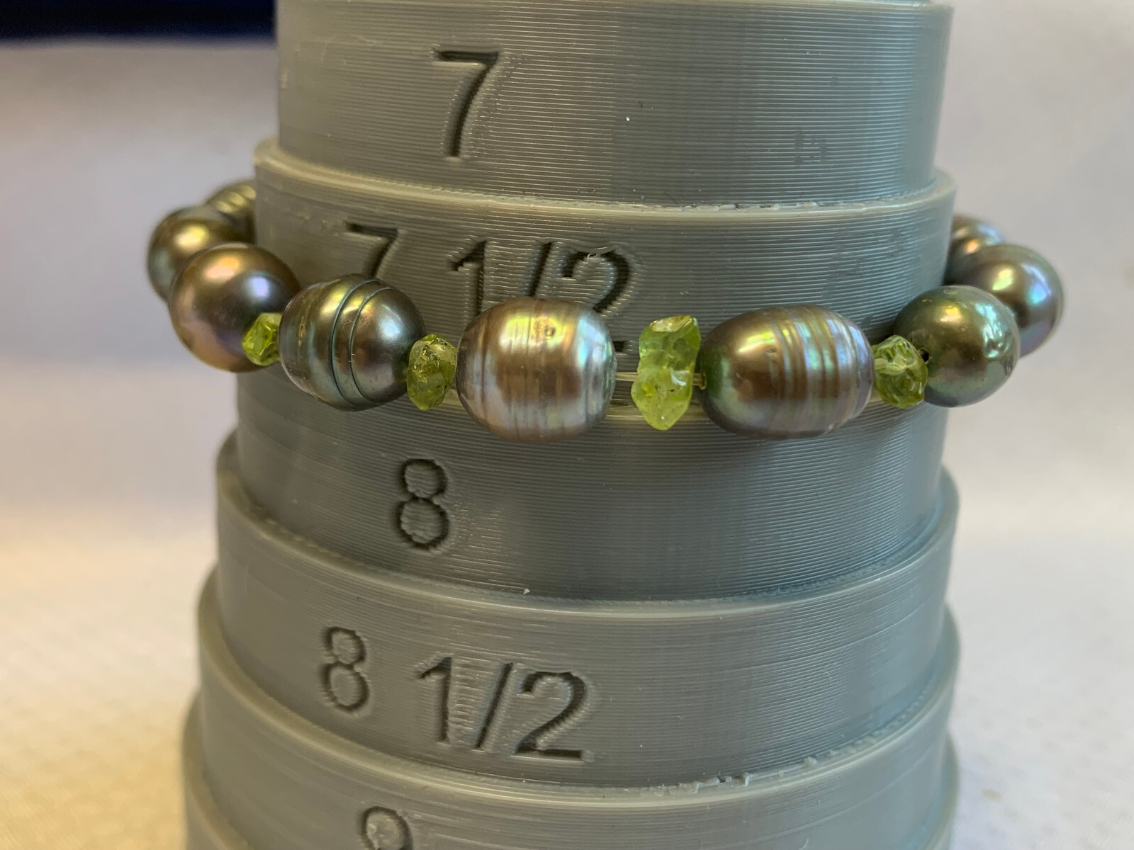 Vtg Pearl Jewelry Lot 19″ Necklace & Bracelets Multicolor AIL Aluma USA Inc